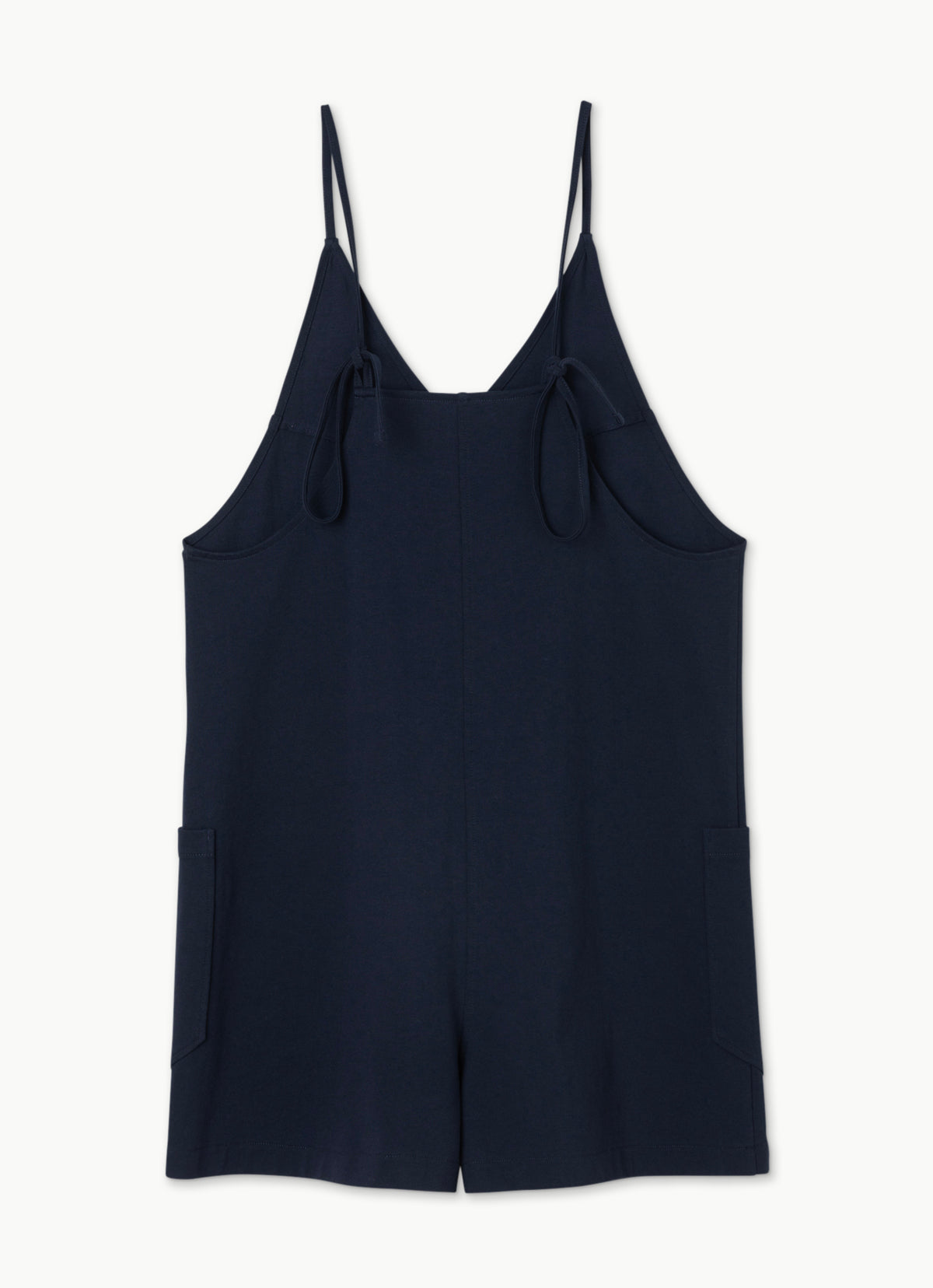 Tied pocket romper_Dark Sapphire