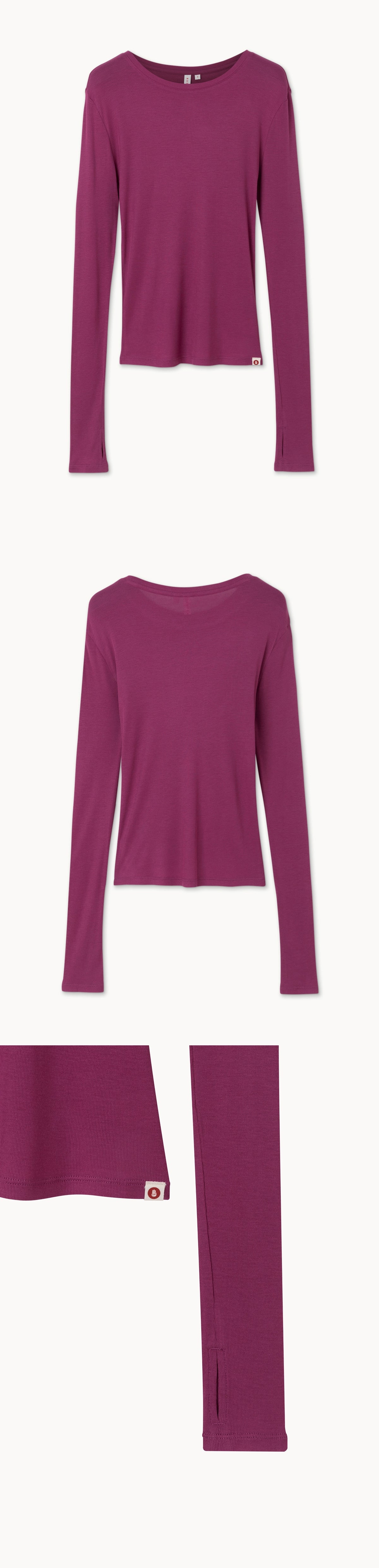 Easy long sleeve_Boysenberry