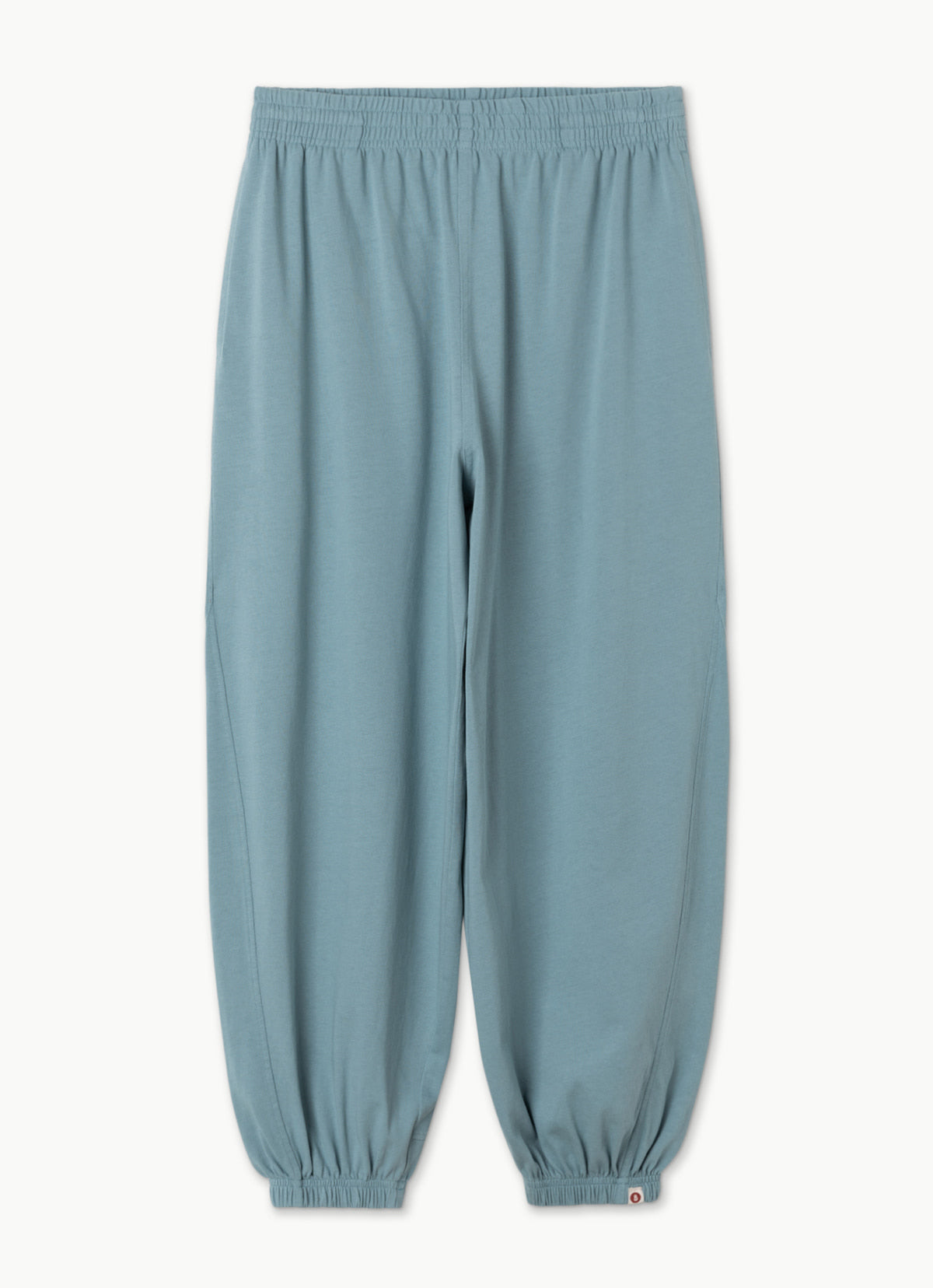 Diagonal jogger pants (Unisex)_Smoke Blue