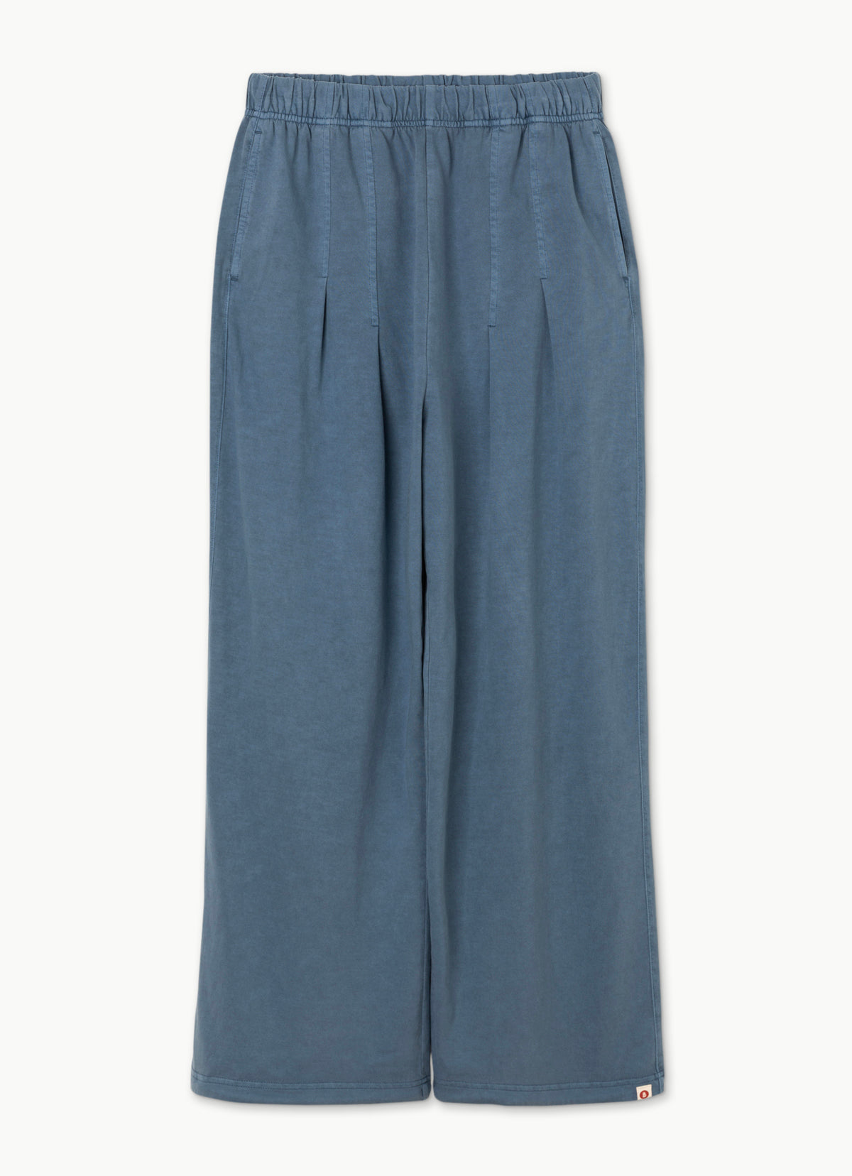Wide pleats pants (Unisex)_Bering Sea