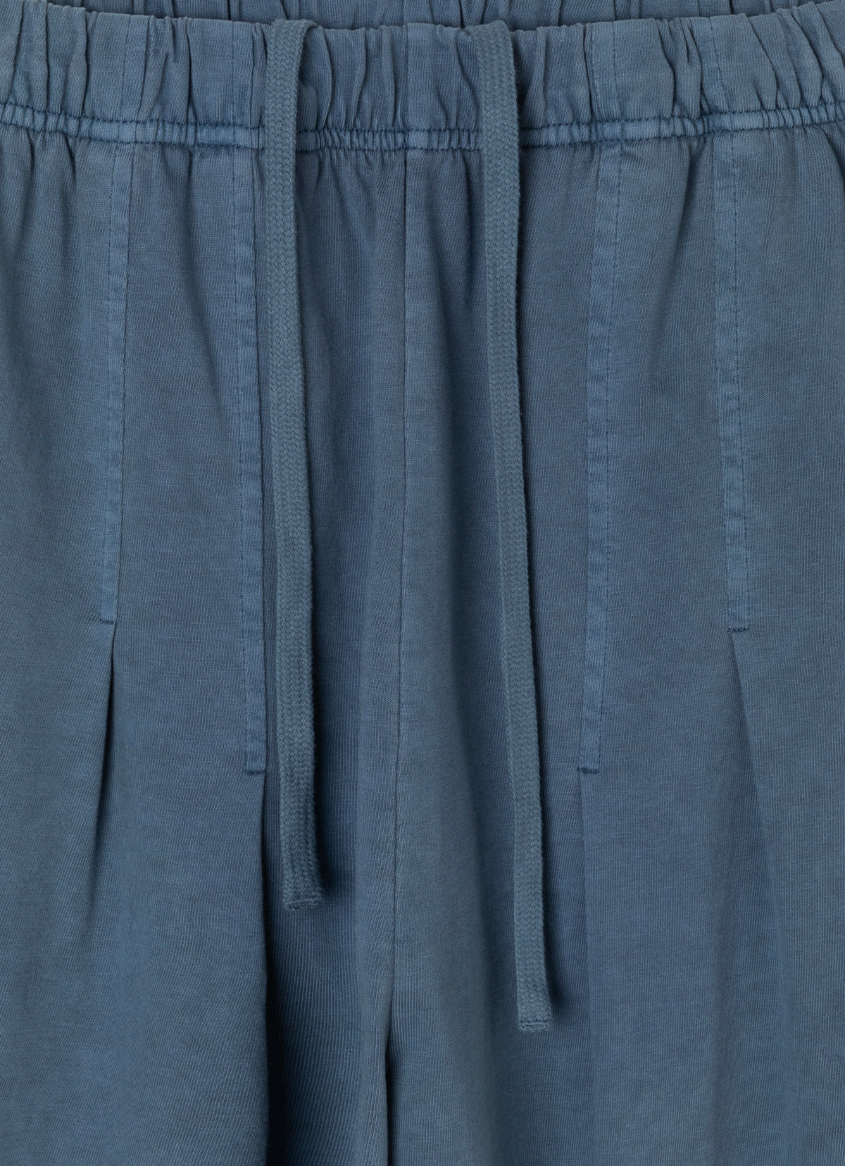 Wide pleats pants (Unisex)_Bering Sea