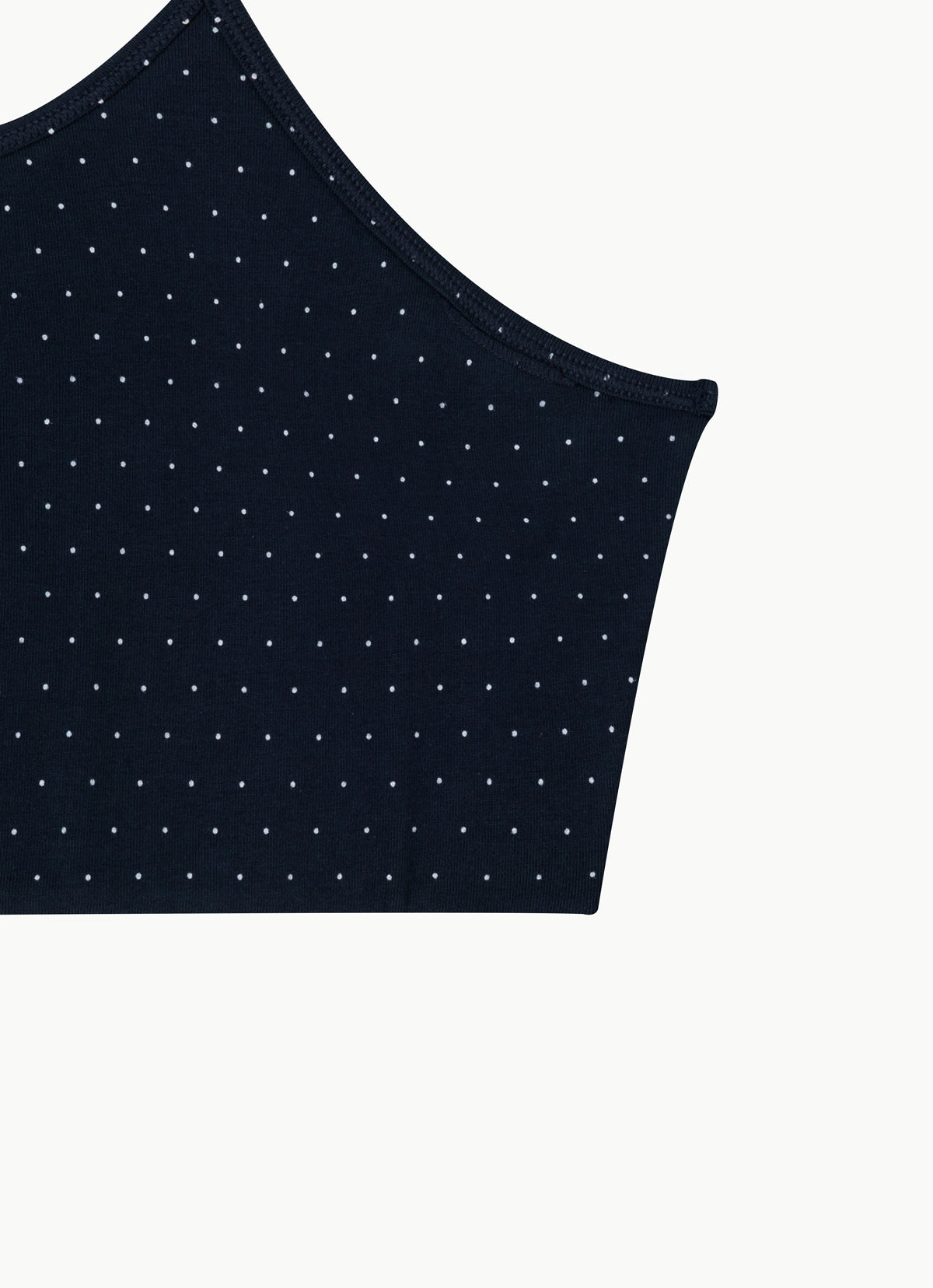 String trio bra top #2_dotted_Navy Multi