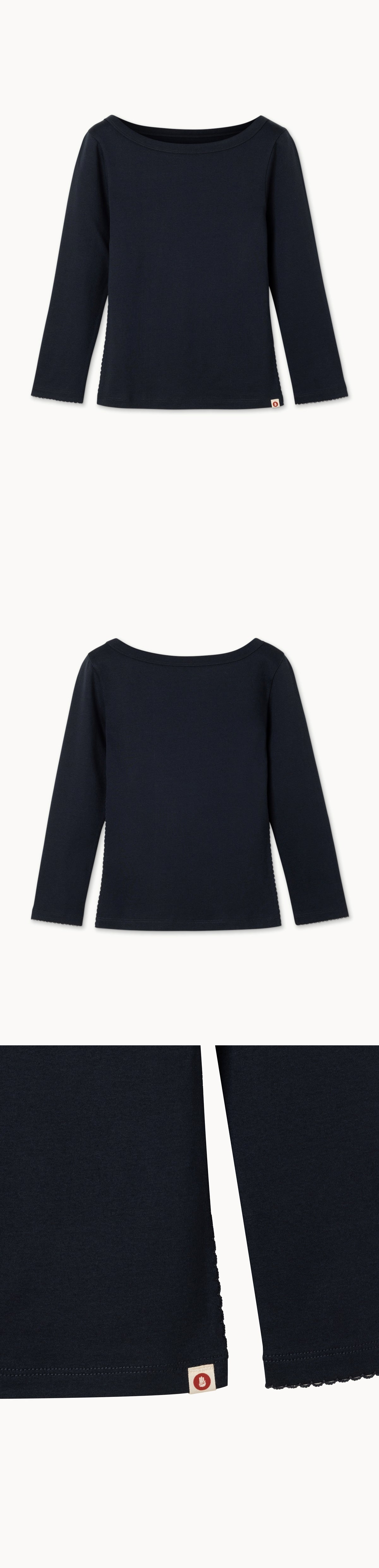 Essential 3/4 sleeve_Blueberry