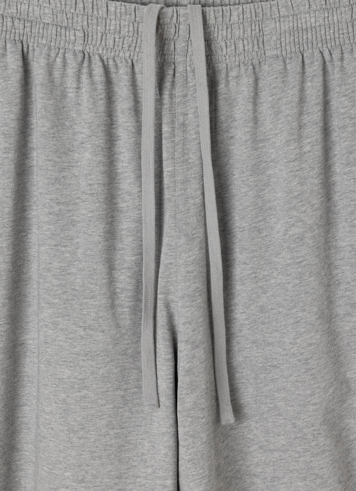 Diagonal jogger pants (Unisex)_Dark Melange Grey