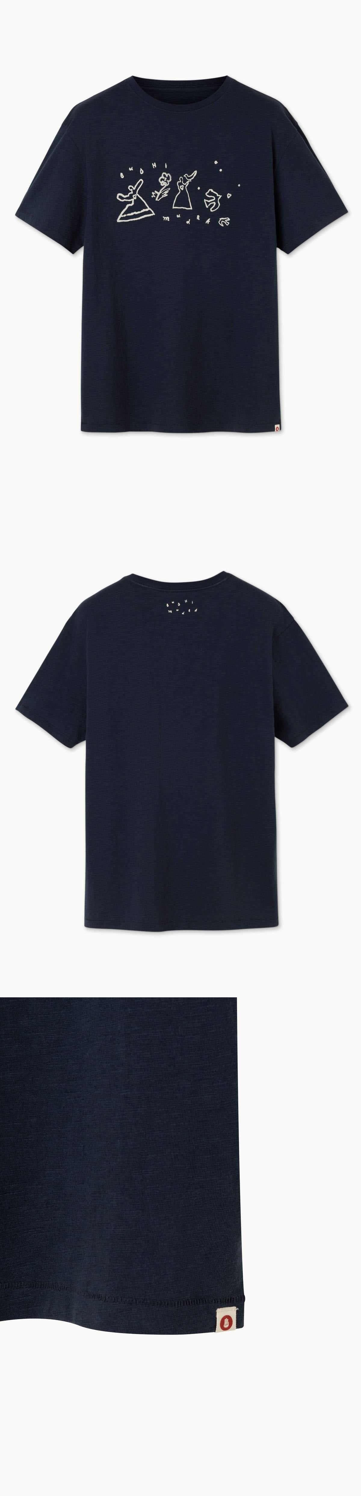 Kasih loose fit T (Unisex)_Blueberry