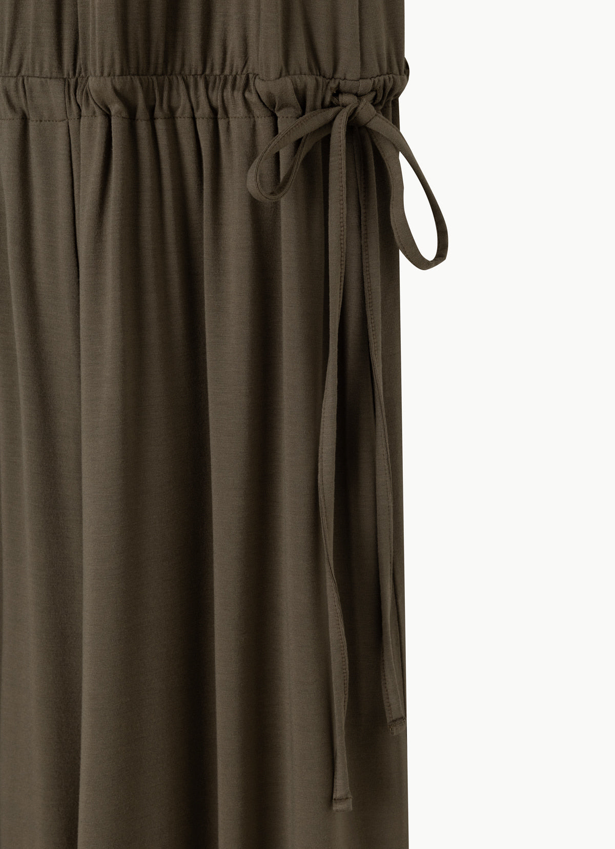 Racer string jumpsuit_Chocolate Chip