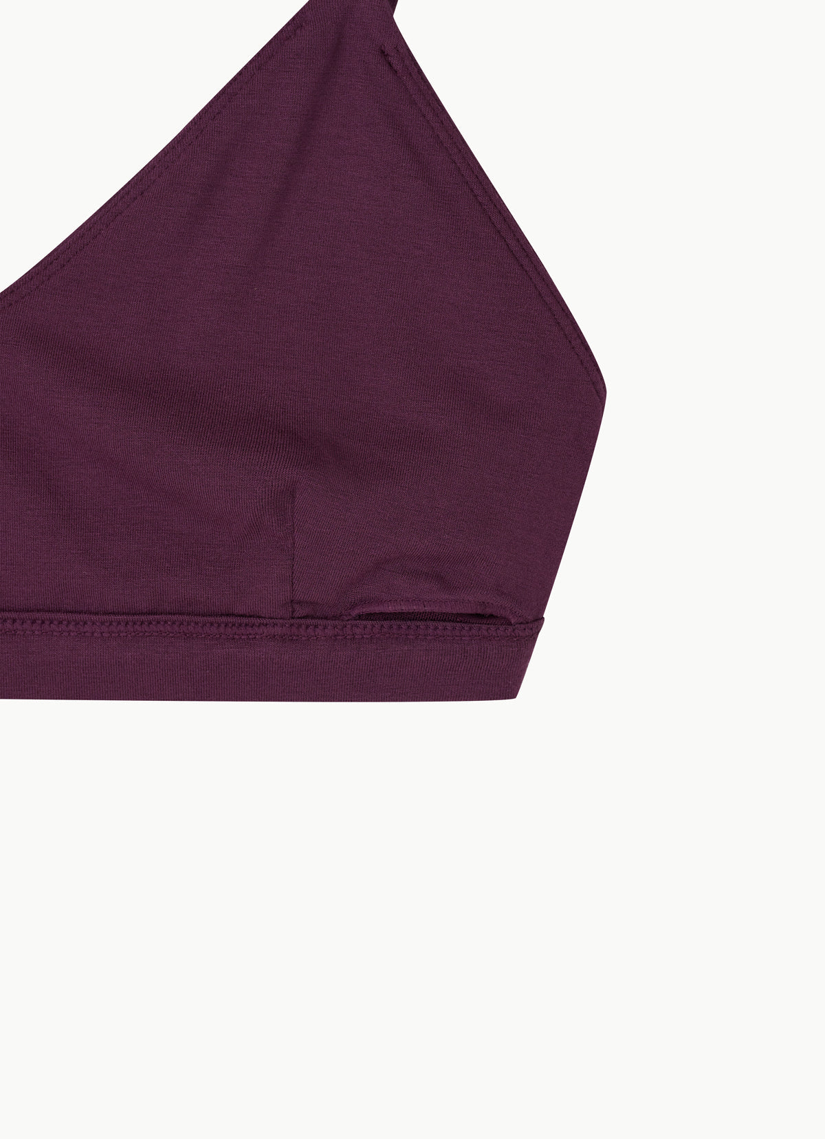 One-tone bra top_Prune Purple