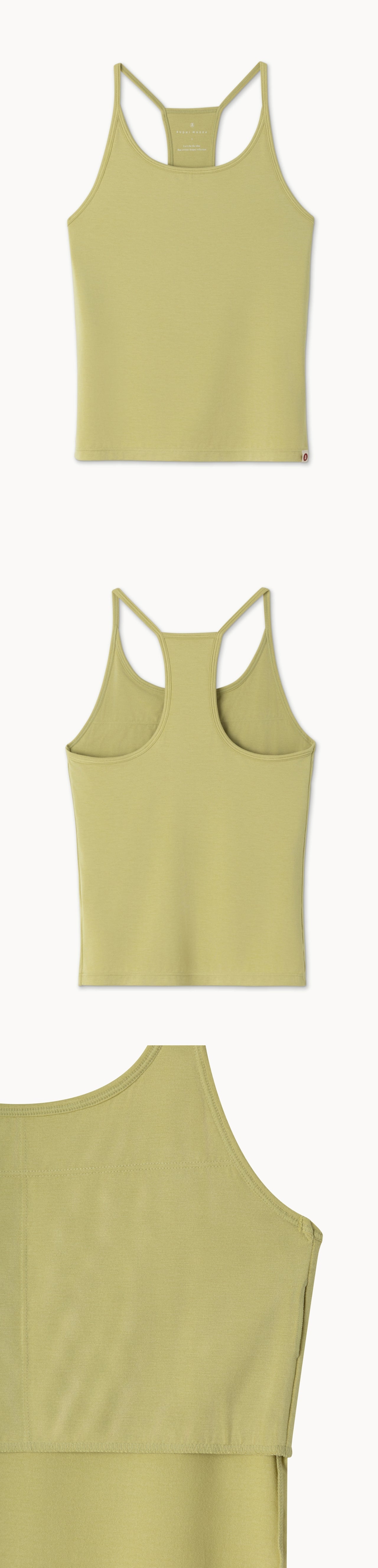 Charlotte tank top_Leek Green