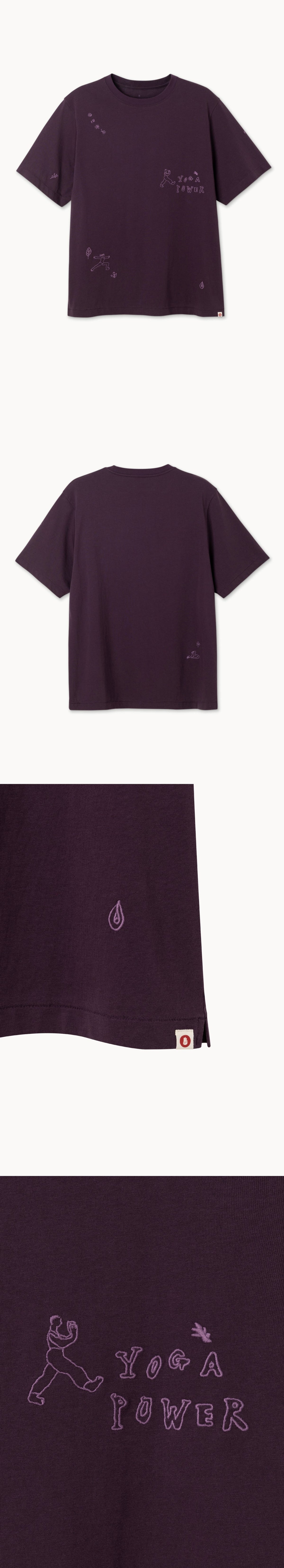 Jalan short sleeve (Unisex)_Plum Perfect
