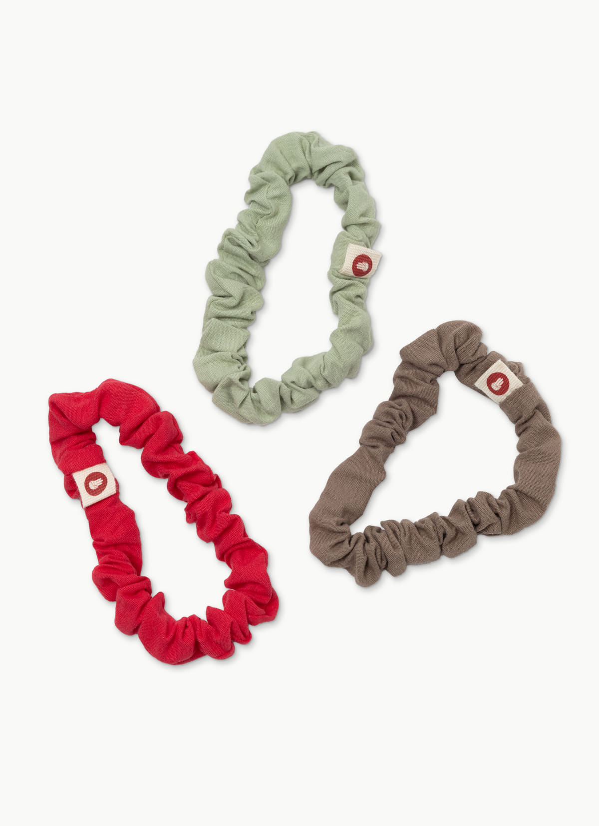BM slim scrunchie (3set)_Pink Multi