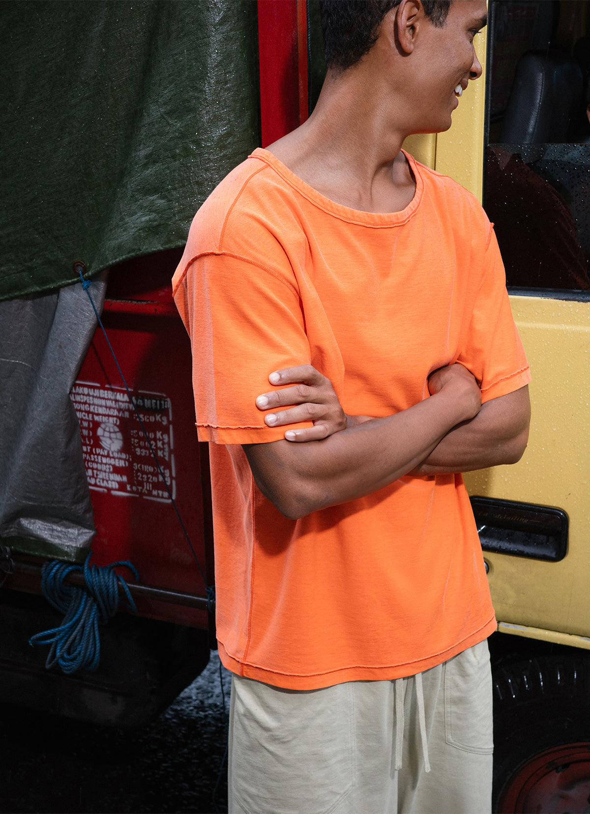 Sunny short sleeve (Unisex)_Burnt Orange