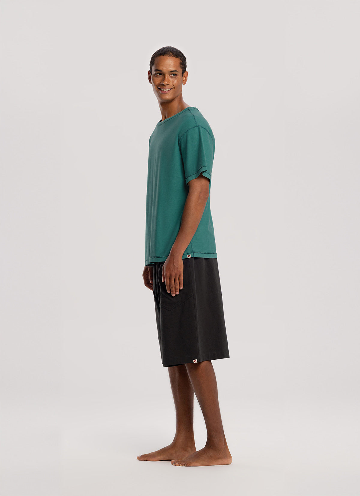 Topi bermuda pants (Unisex)_Turkish Coffee