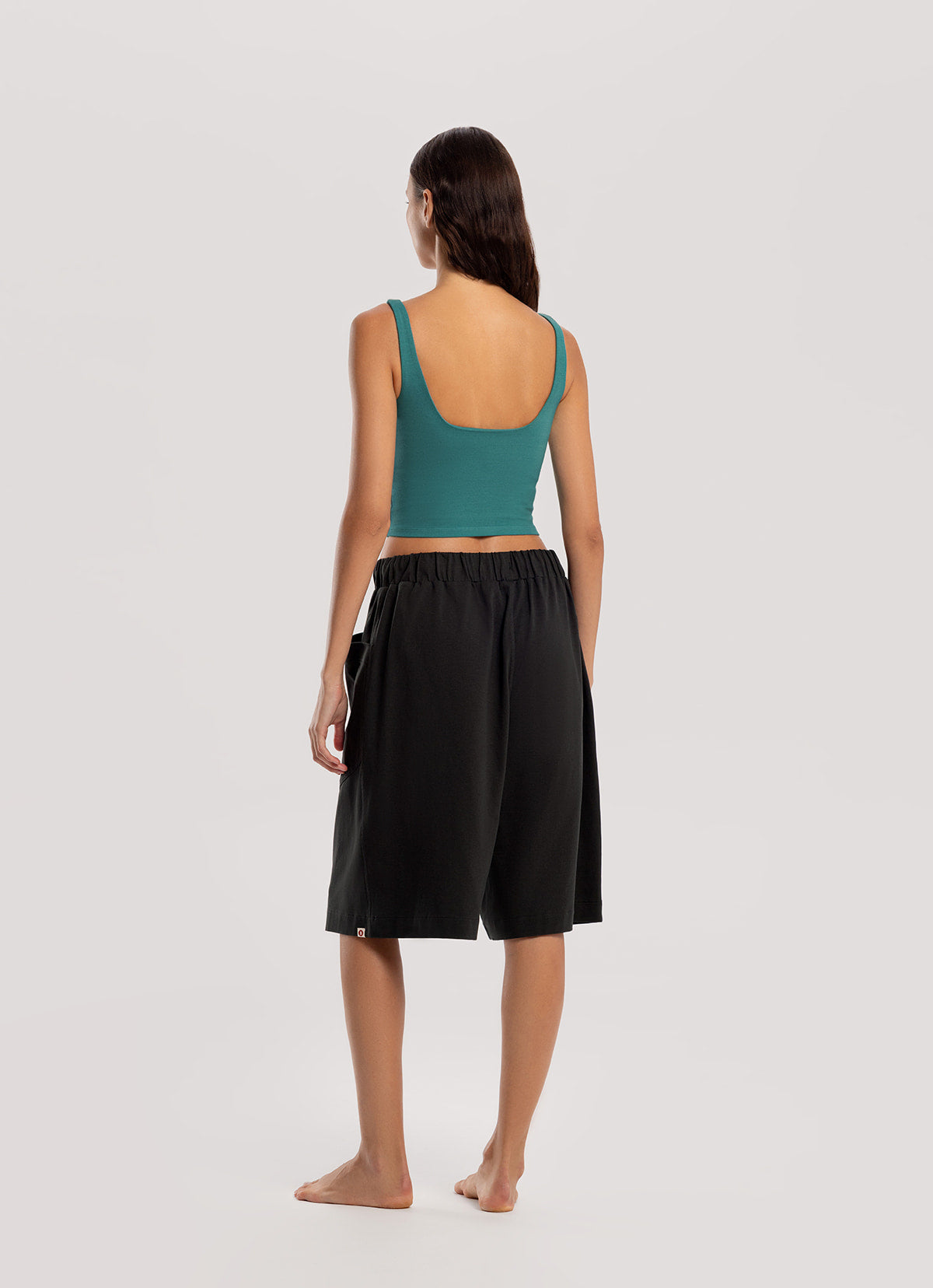 Topi bermuda pants (Unisex)_Turkish Coffee