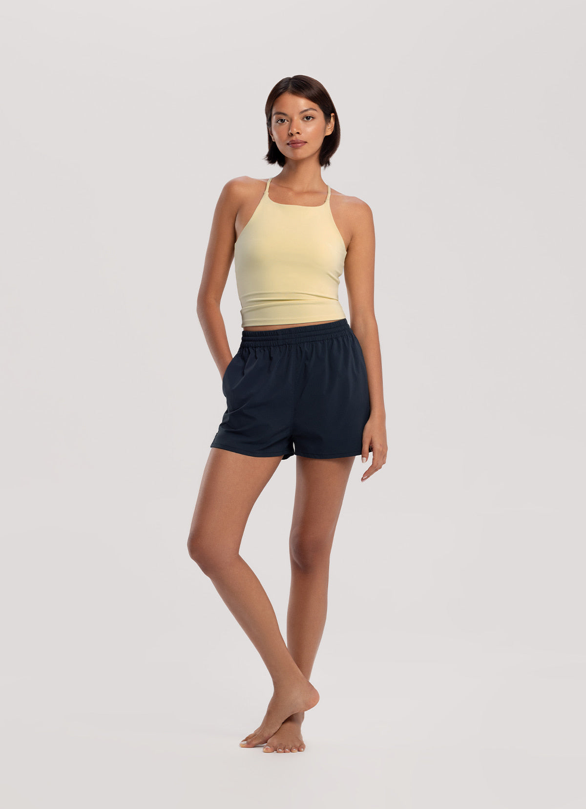 Light track shorts_Dark Sapphire