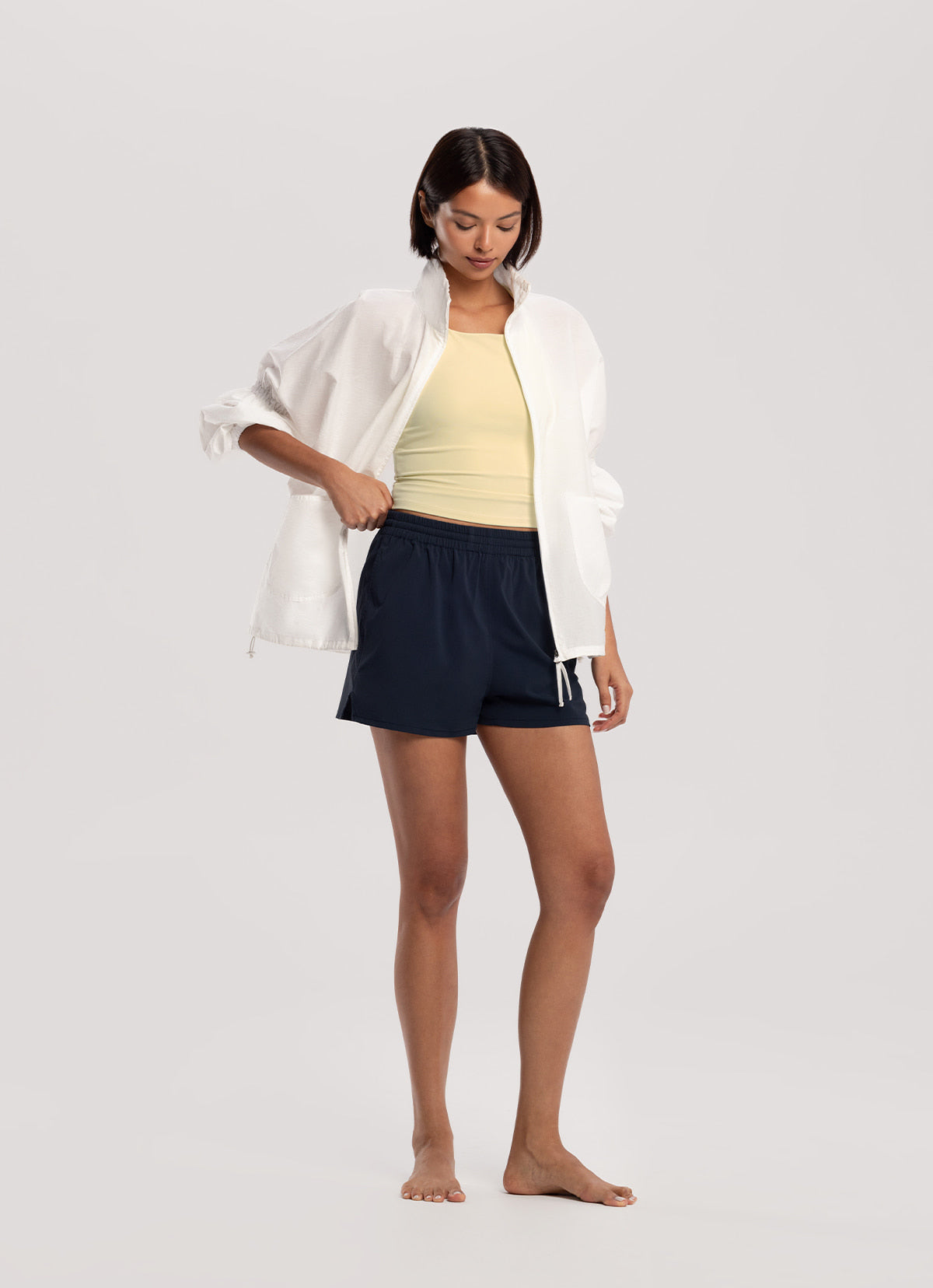 Light track shorts_Dark Sapphire