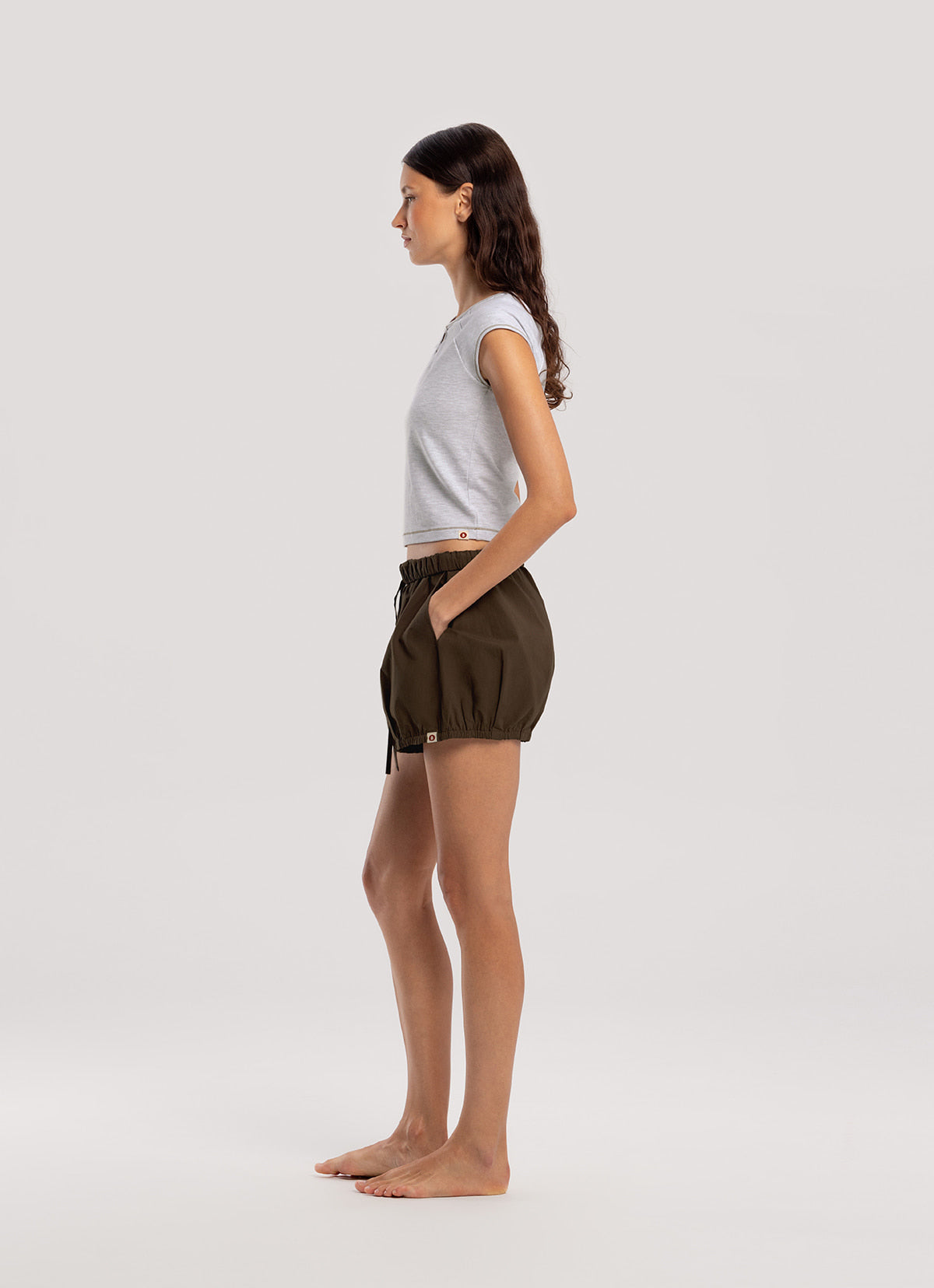 Volume shorts_Brown