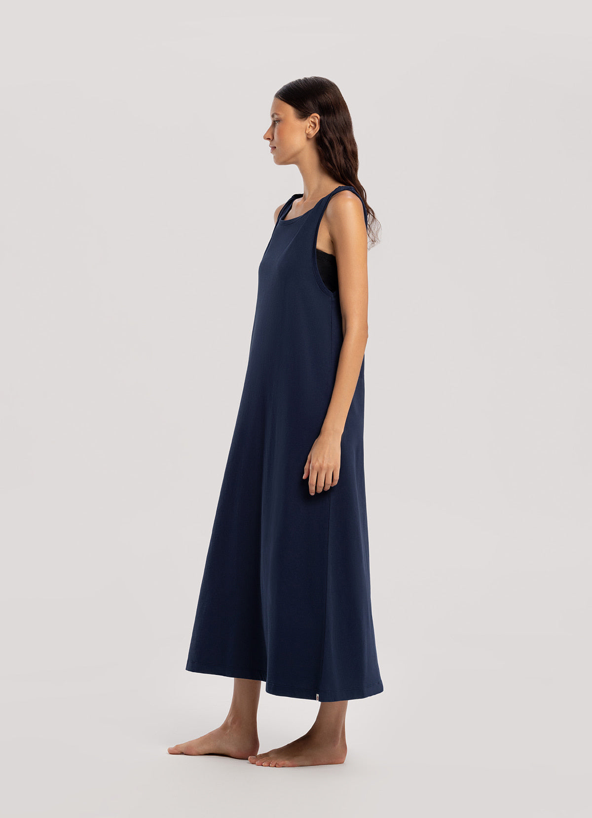 Turn strap onepiece_Dark Sapphire