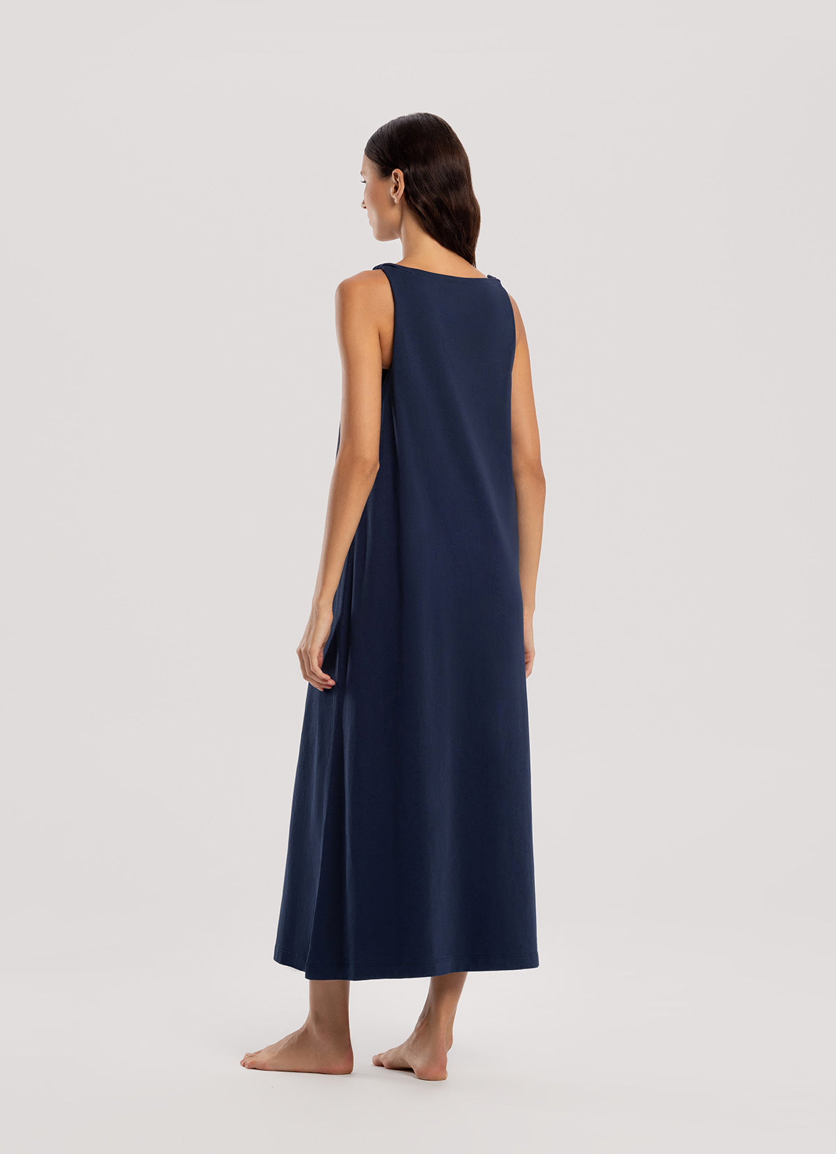 Turn strap onepiece_Dark Sapphire