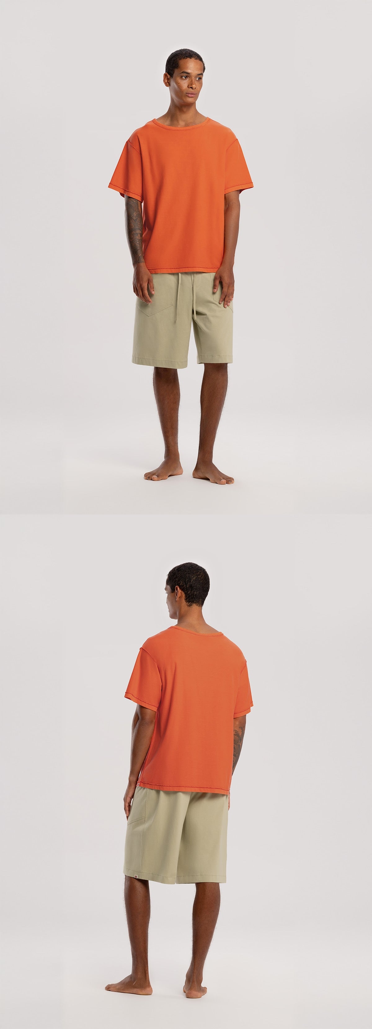 Sunny short sleeve (Unisex)_Burnt Orange