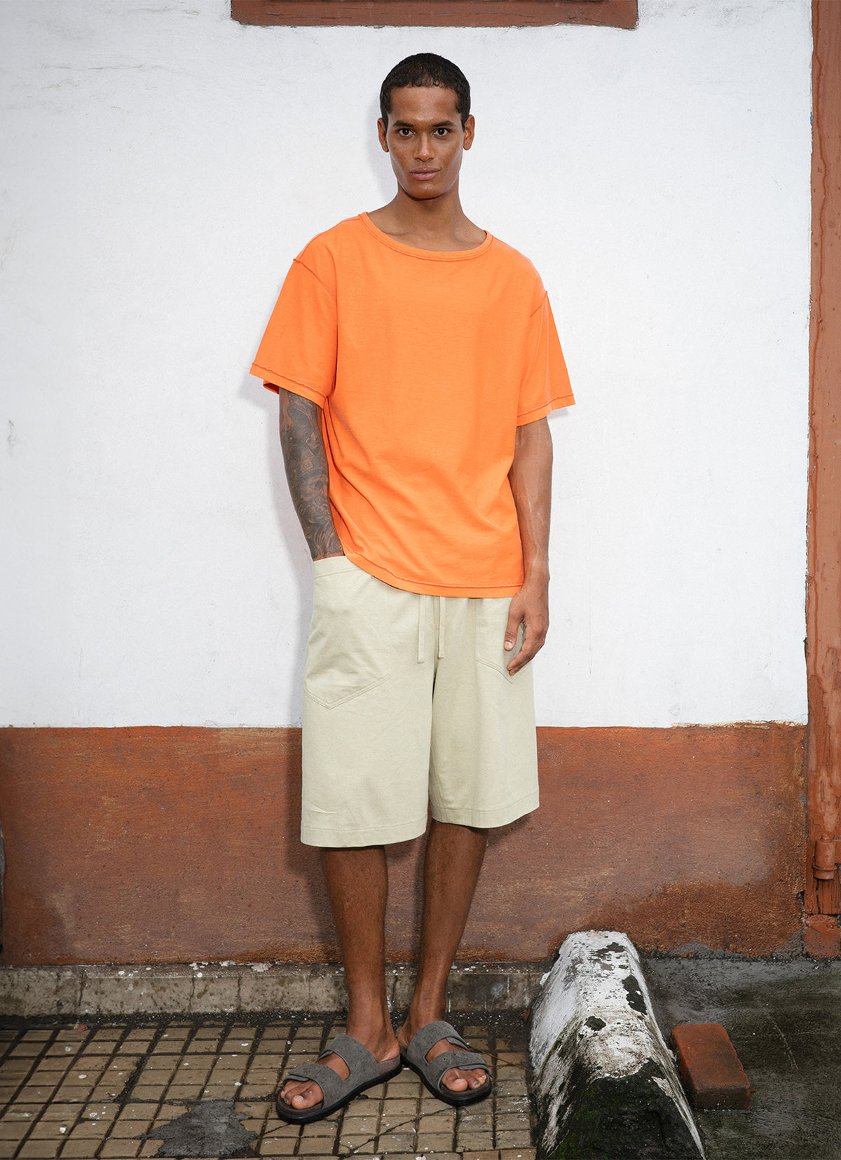 Sunny short sleeve (Unisex)_Burnt Orange