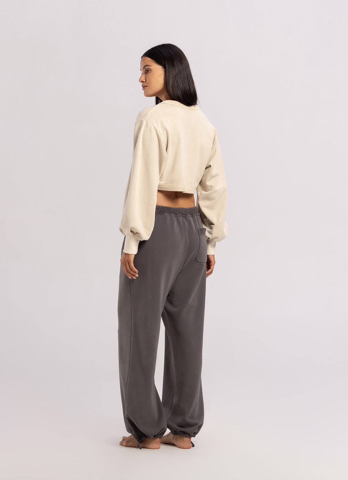 Volume bolero jacket_Taupe