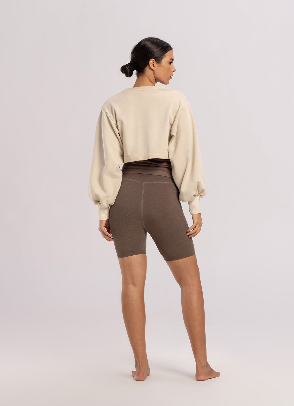 Volume bolero jacket_Taupe