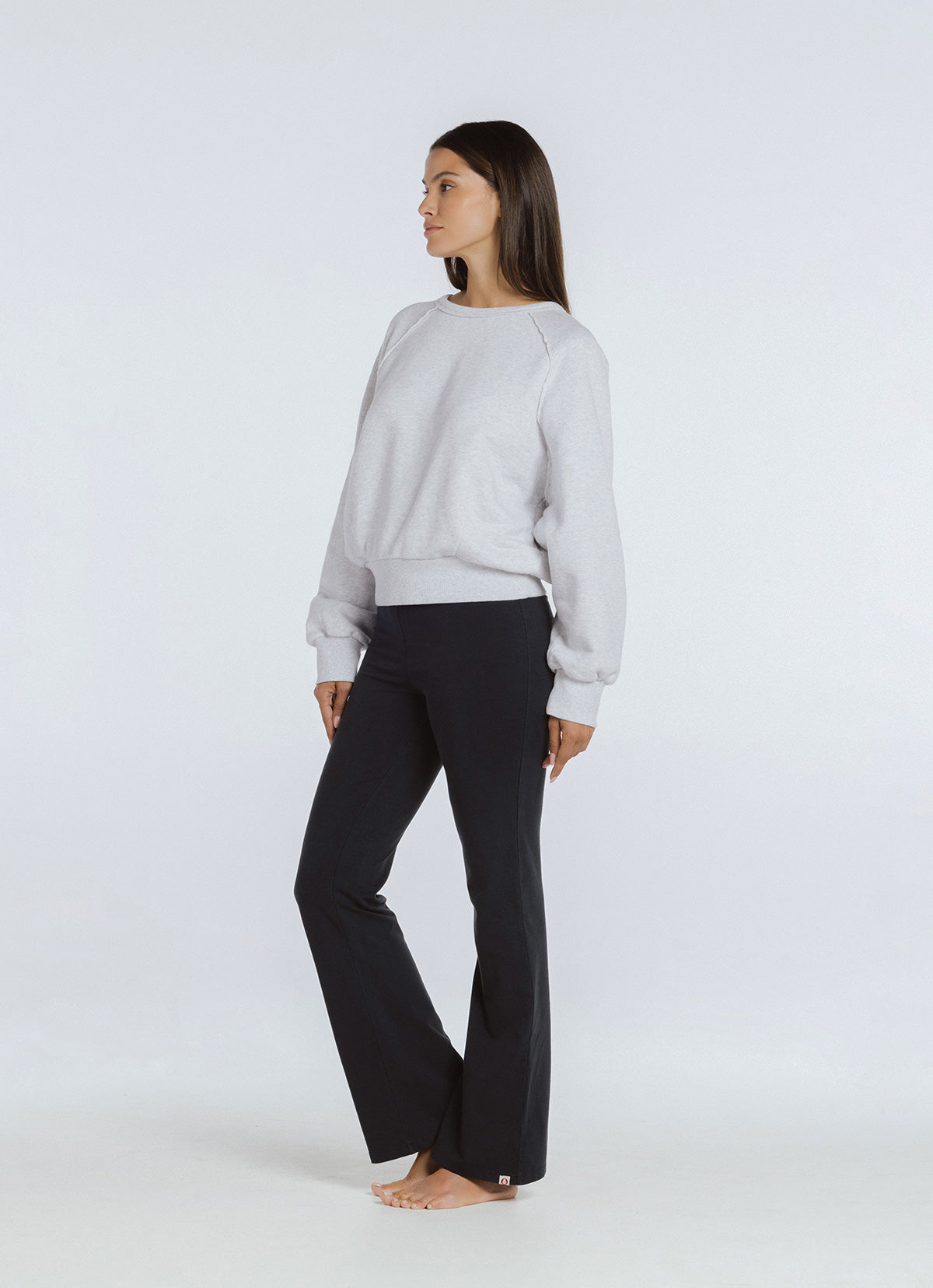 Lubang sweatshirt_Melange Grey