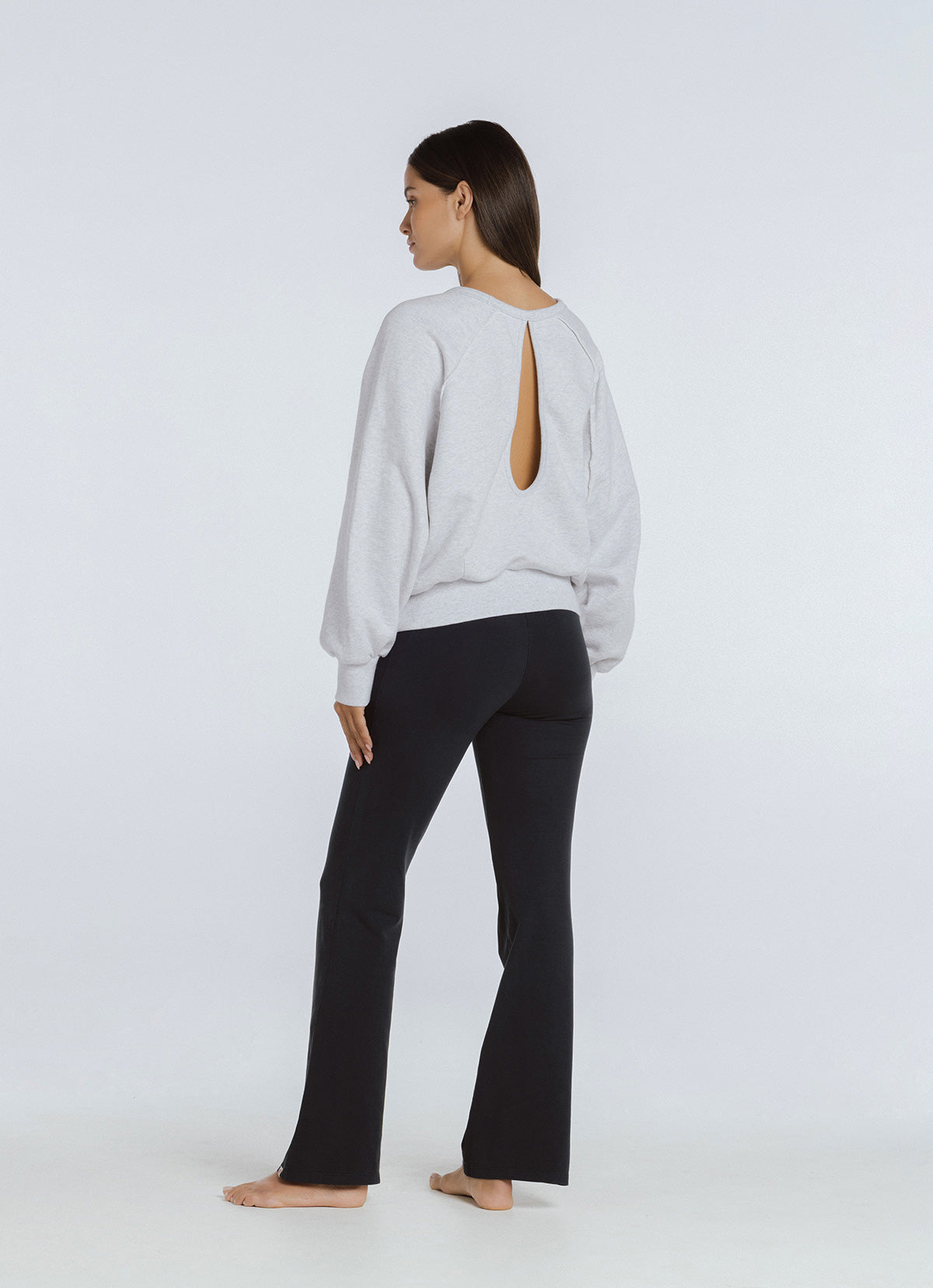Lubang sweatshirt_Melange Grey