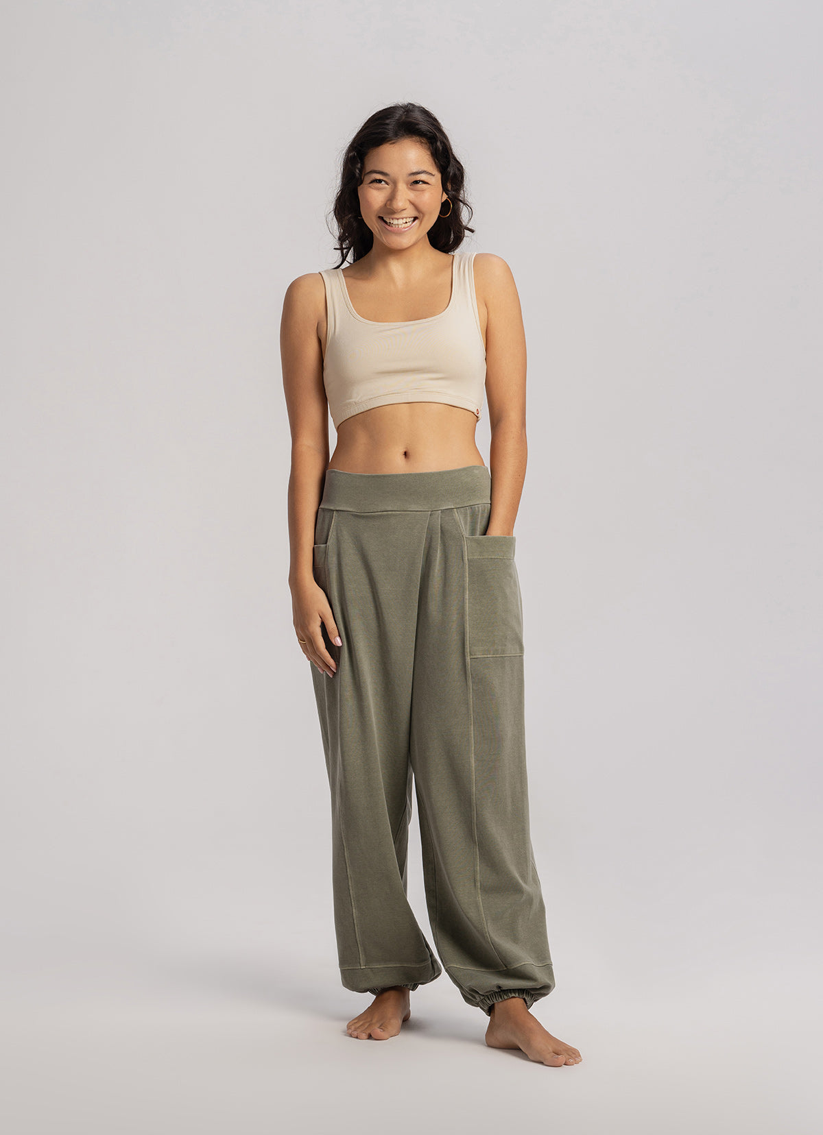 Kamu bra top_Beige