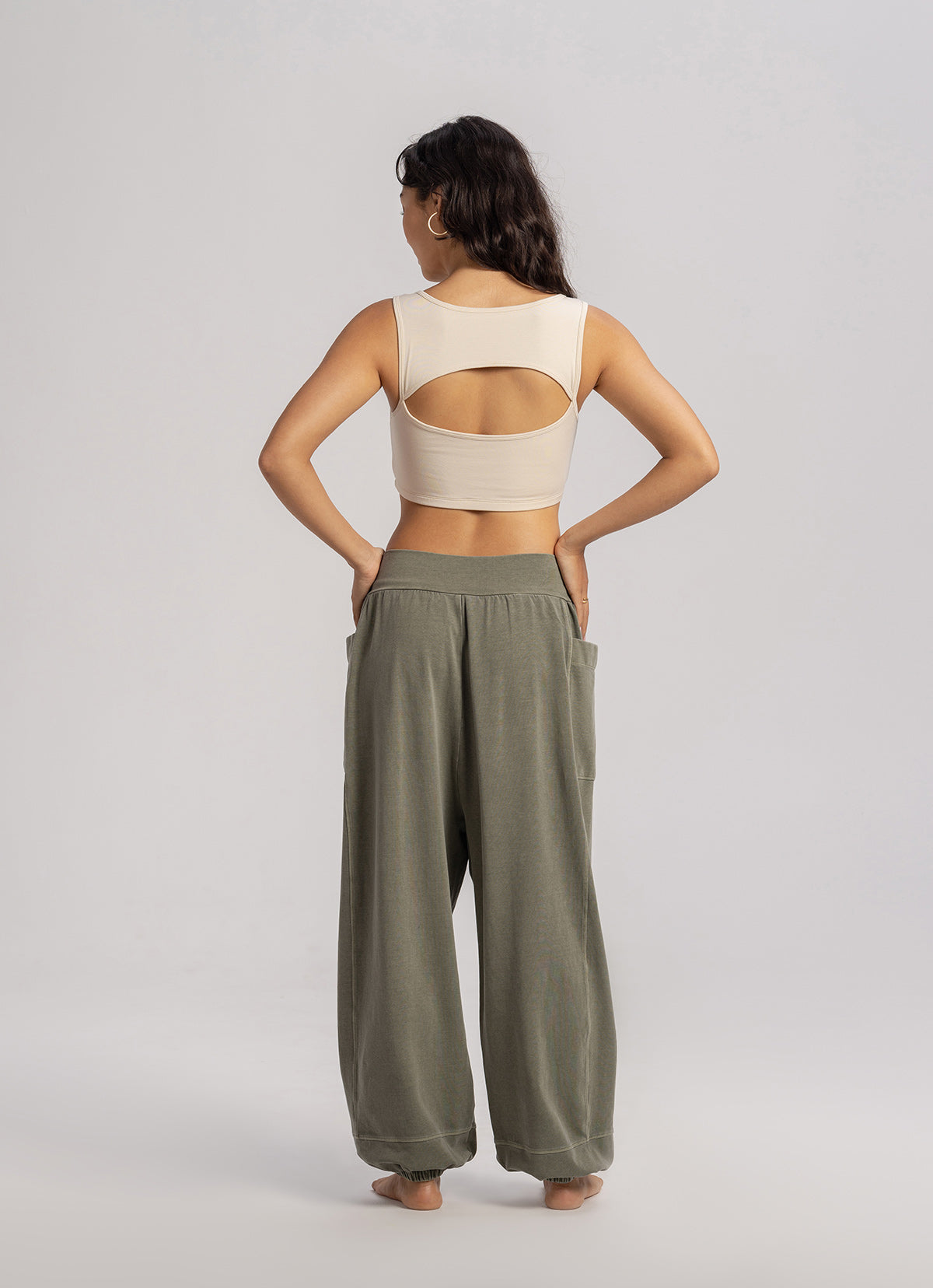 Kamu bra top_Beige