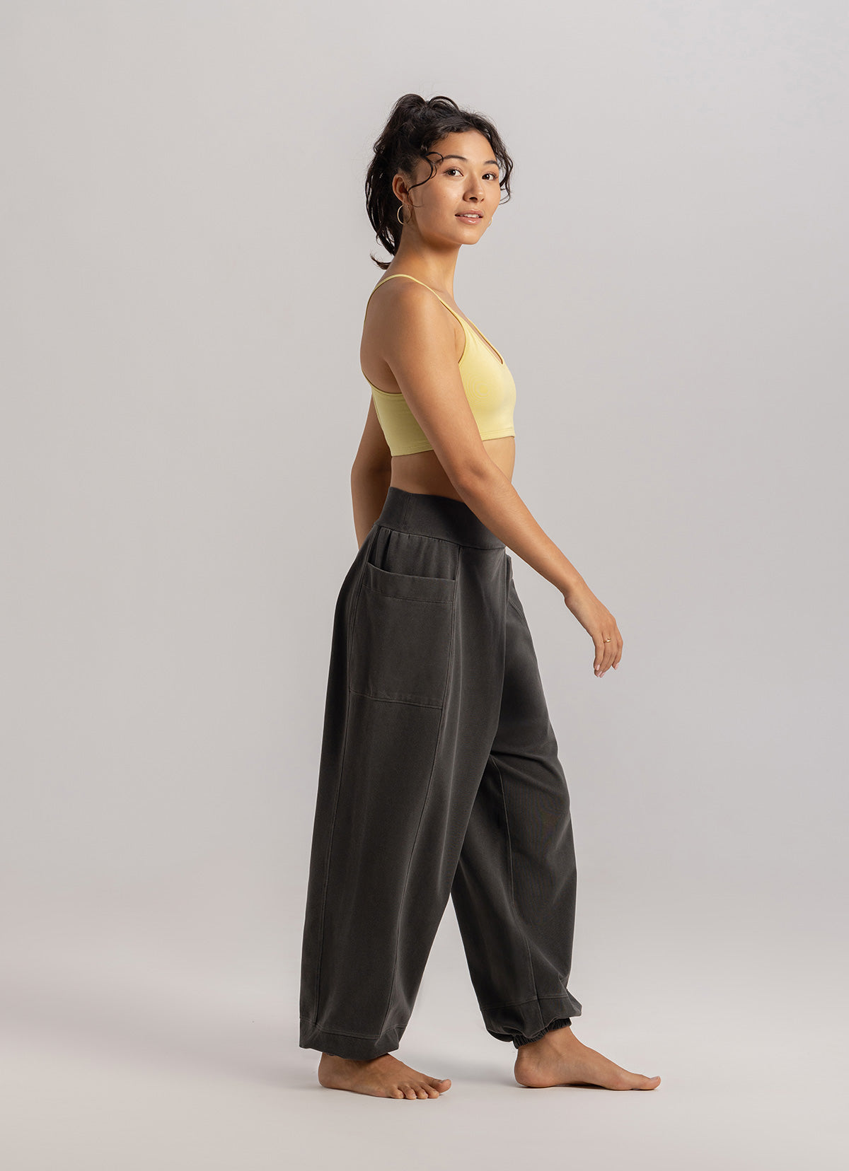 Hole bra top_Shadow Green
