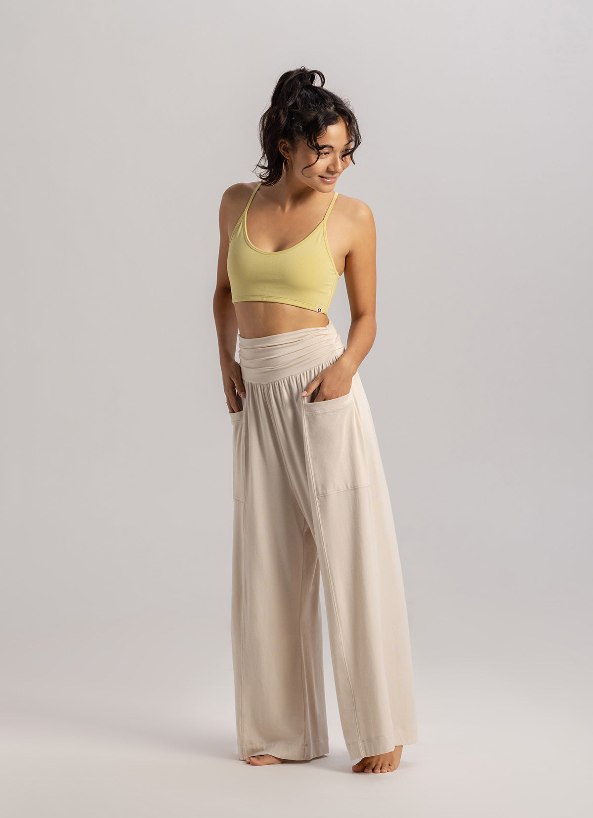 Hole bra top_Shadow Green