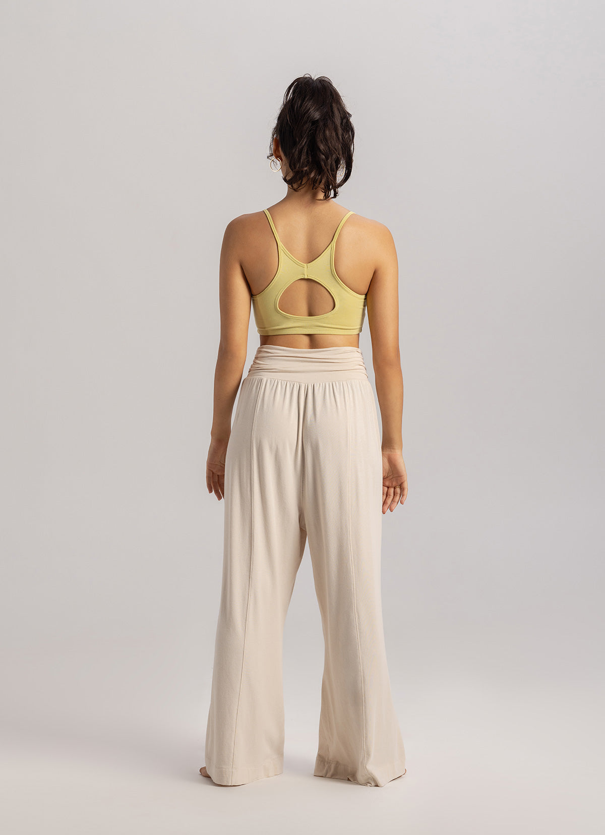 Hole bra top_Shadow Green