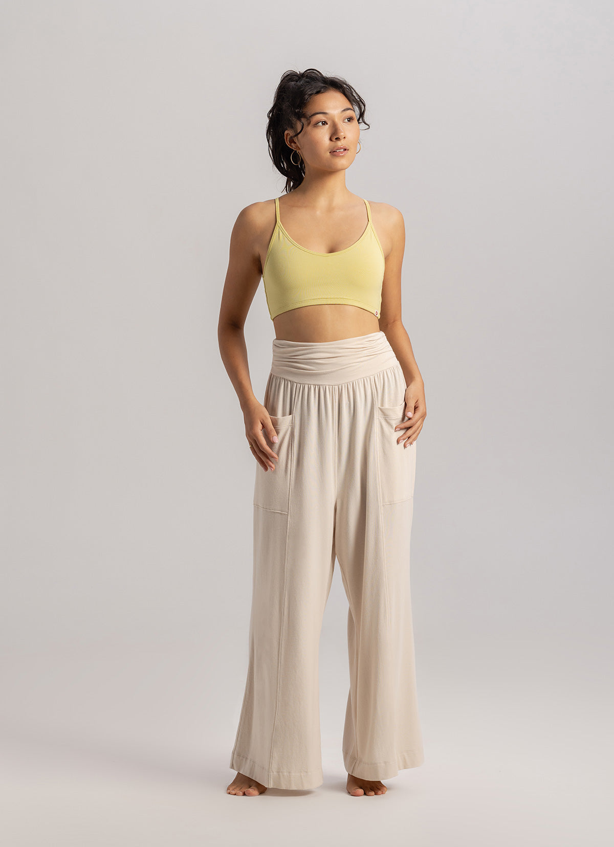 Hole bra top_Shadow Green