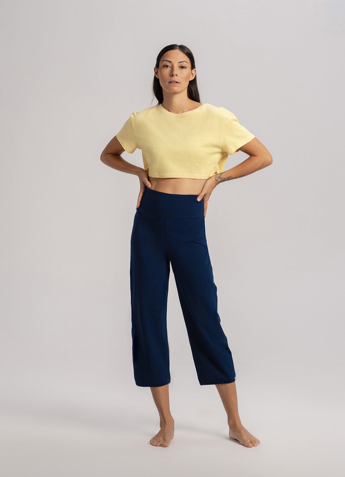 Kona short sleeve #2_Melange Yellow