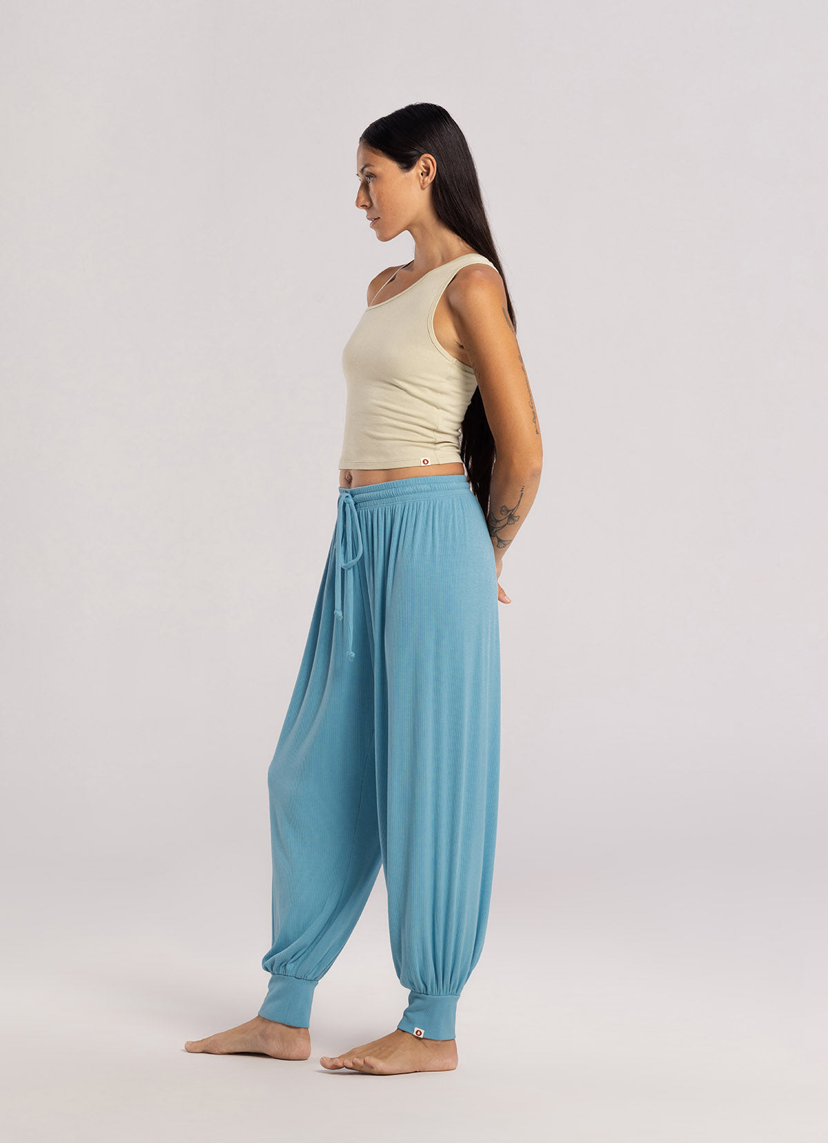 Crossover tank top_Taupe