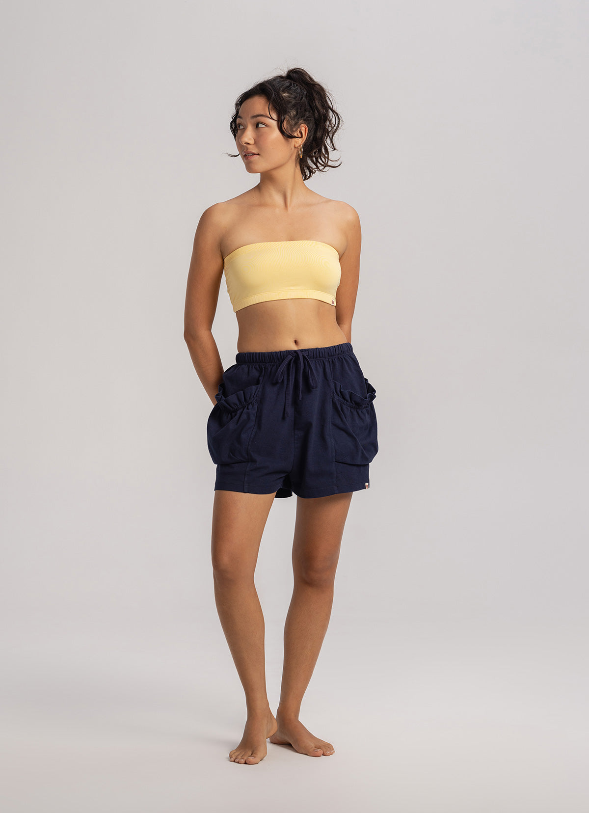 Short tube top_Yellow