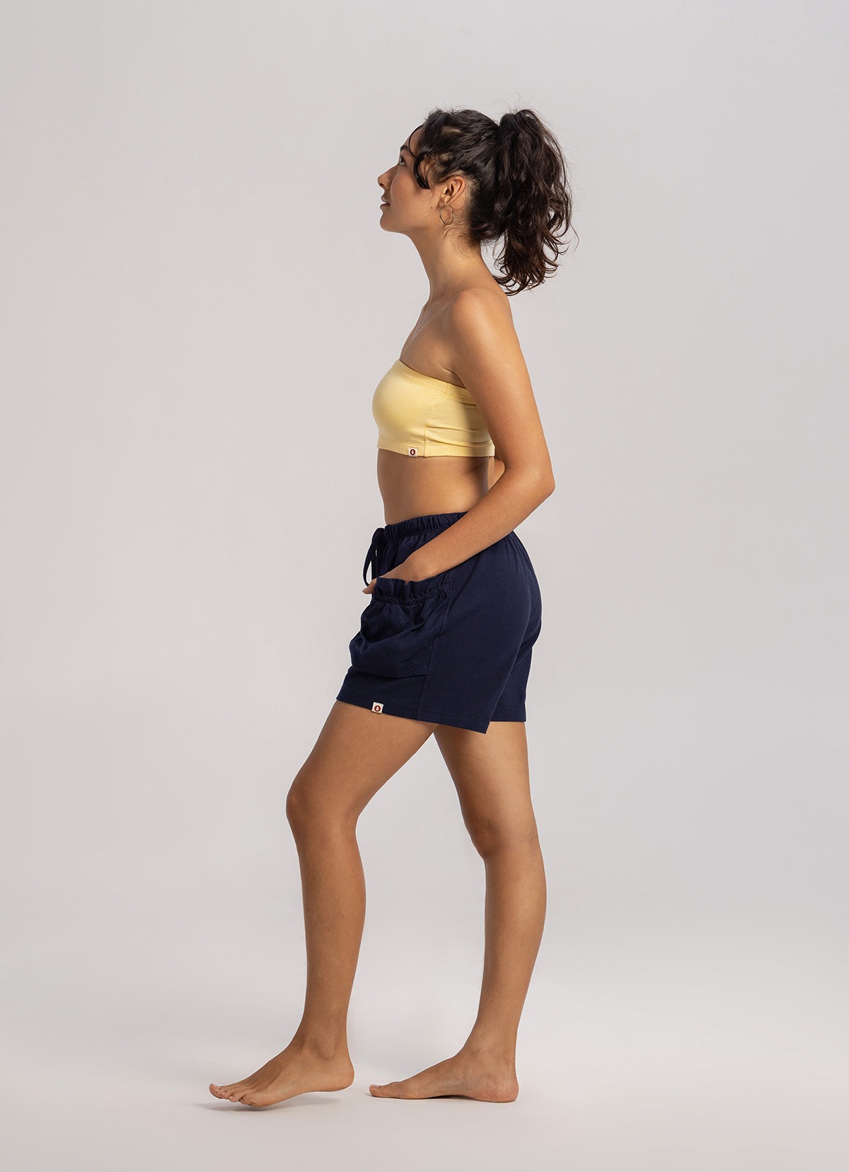 Short tube top_Yellow