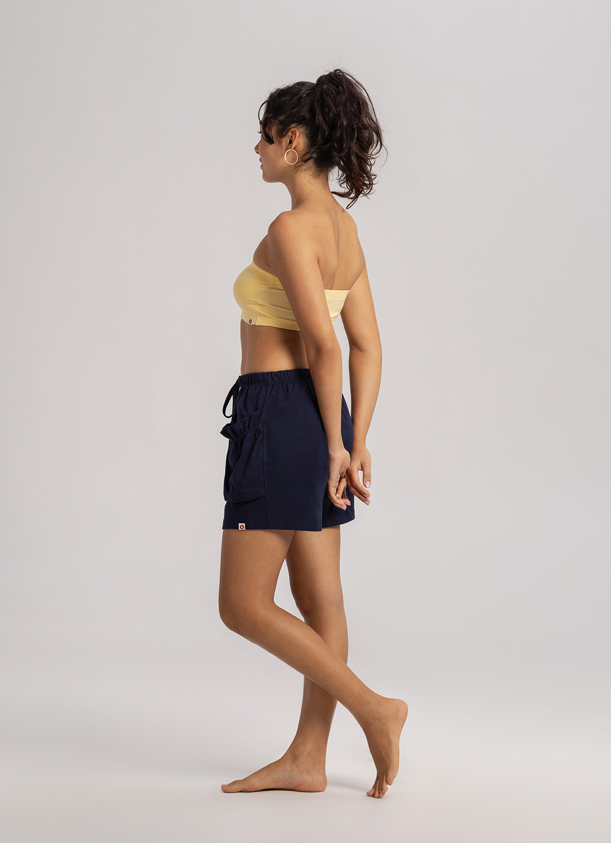 Short tube top_Yellow