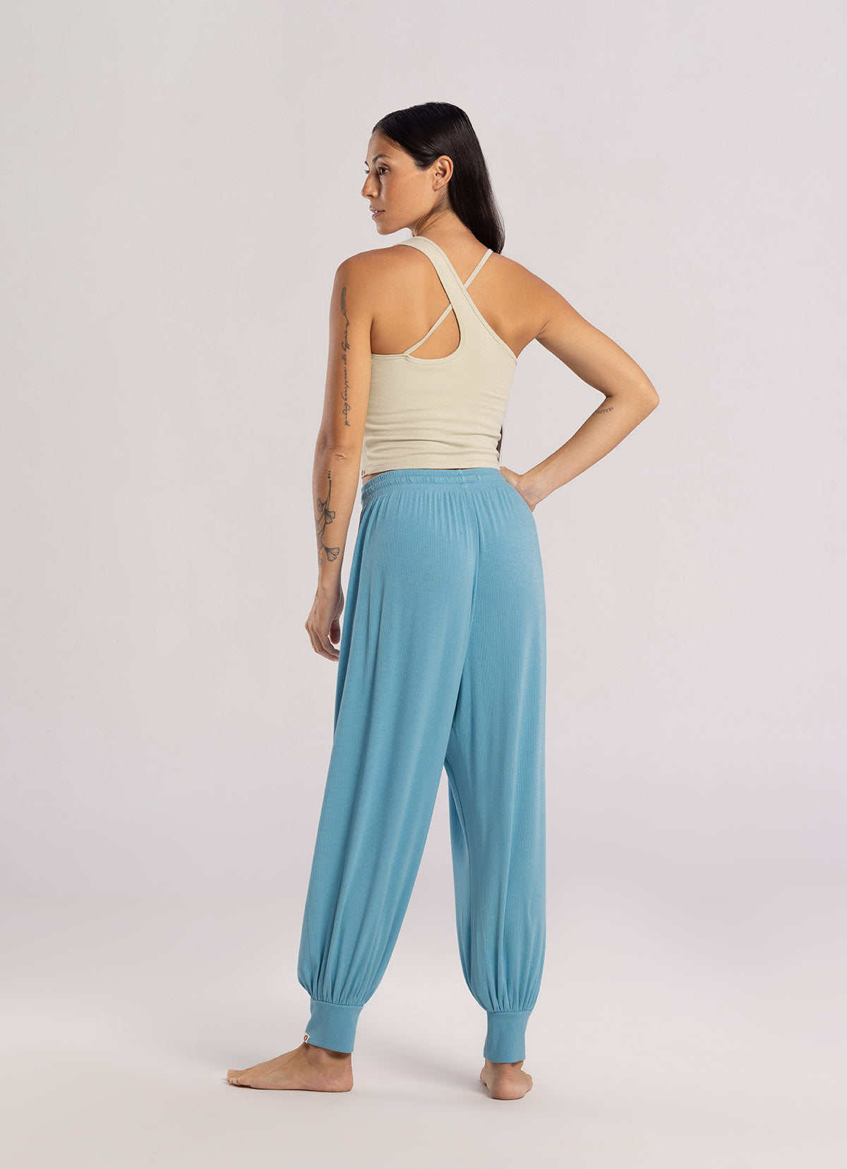 Crossover tank top_Taupe