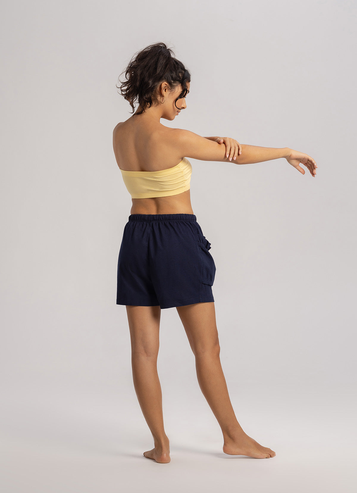 Short tube top_Yellow