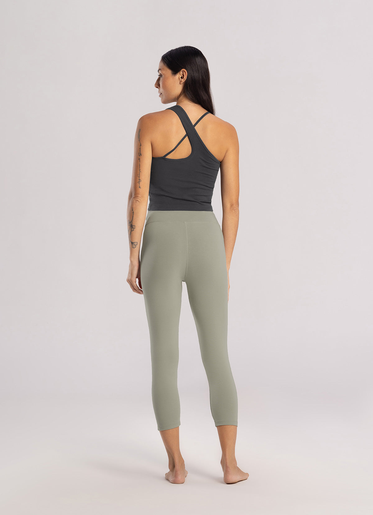 Crossover tank top_Asphalt