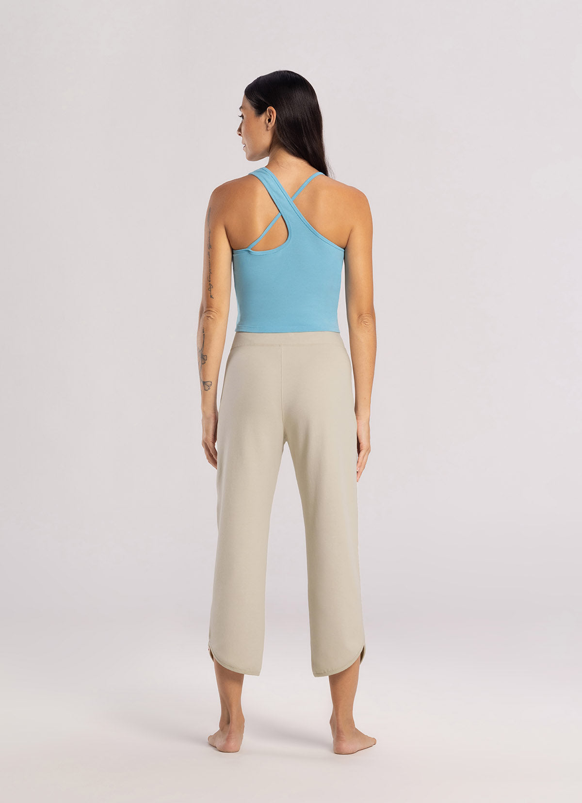 Crossover tank top_Delphinium Blue
