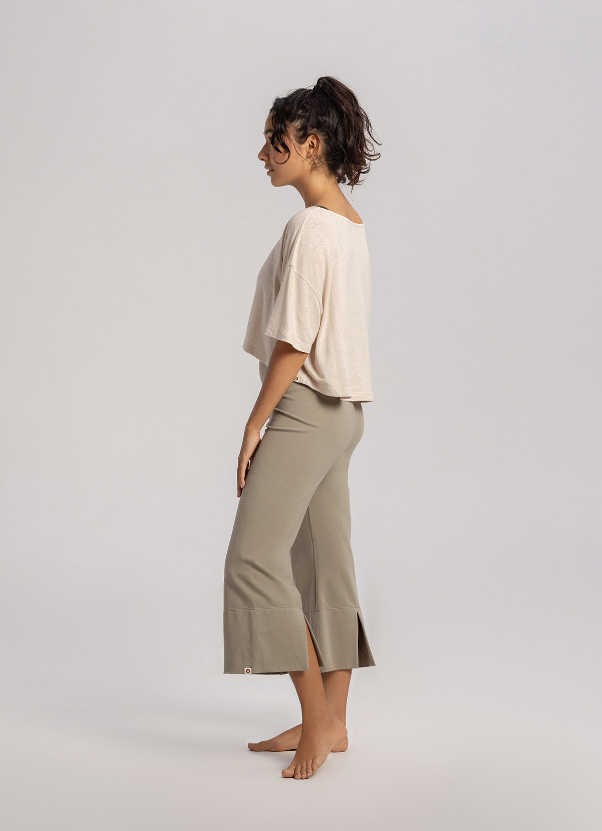 Medio short sleeve (Linen ver.)_Beige