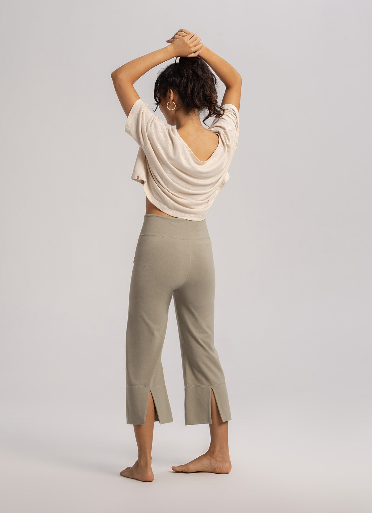 Medio short sleeve (Linen ver.)_Beige