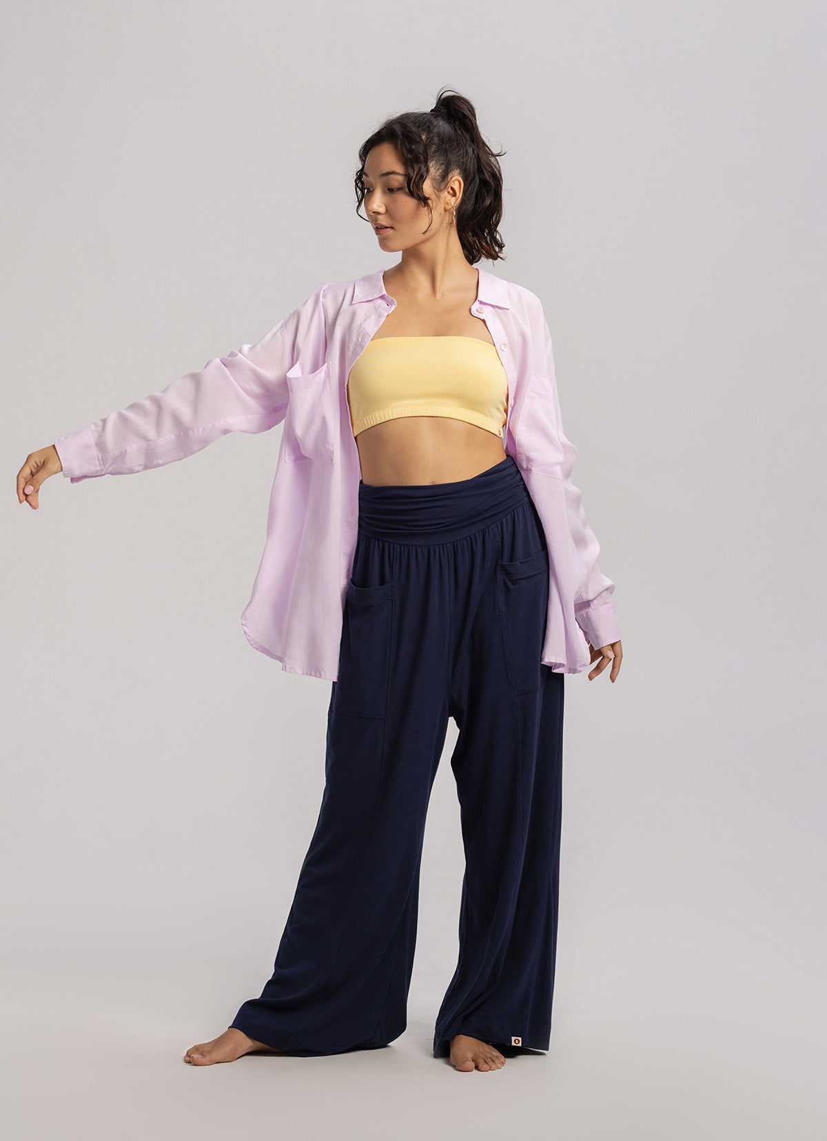 Short tube top_Yellow