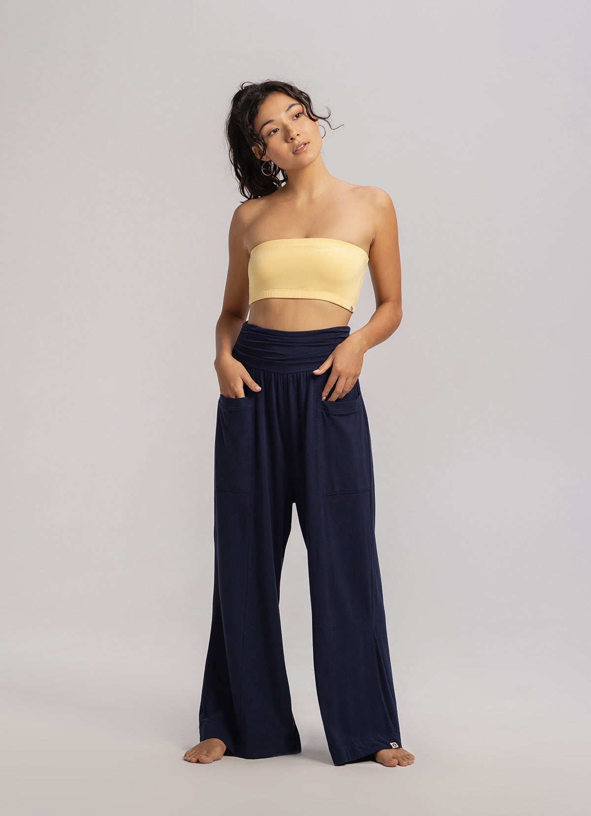 Short tube top_Yellow