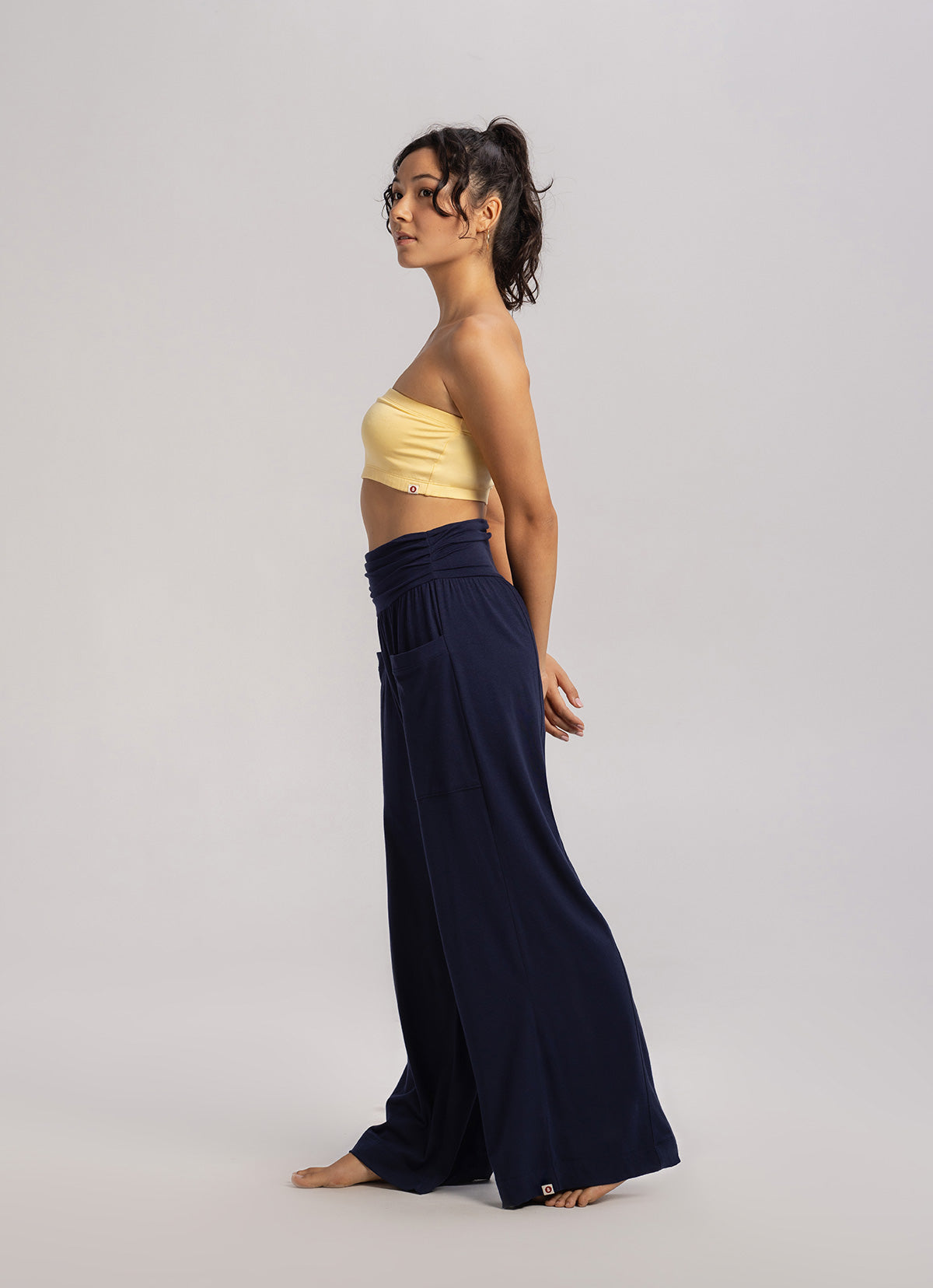 Short tube top_Yellow