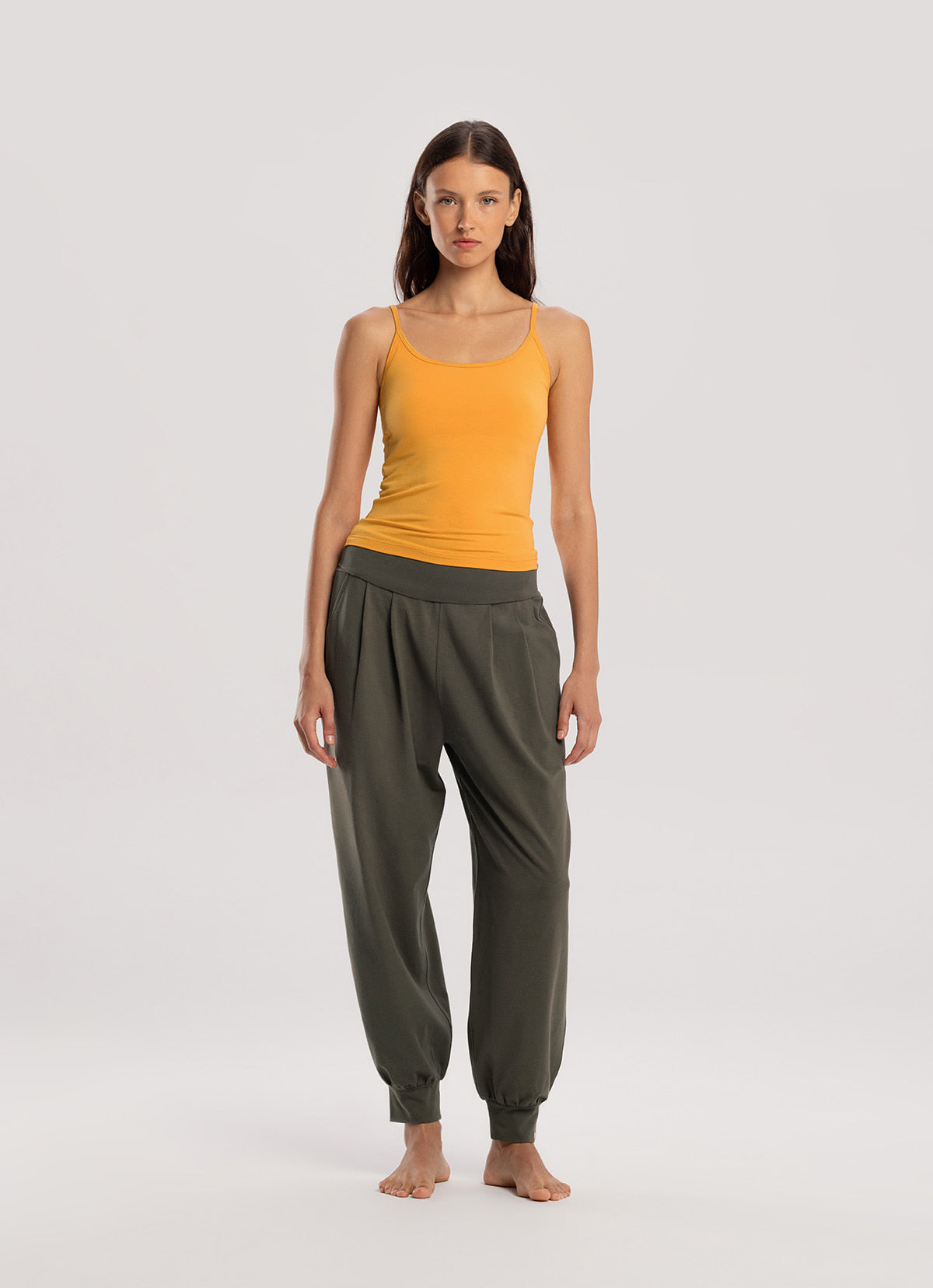 Fortune pants (Light ver.)_Smokey Olive