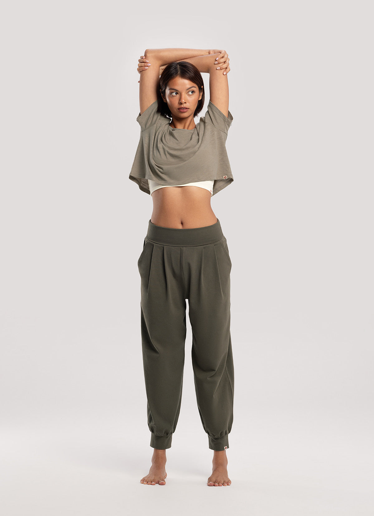 Fortune pants (Light ver.)_Smokey Olive